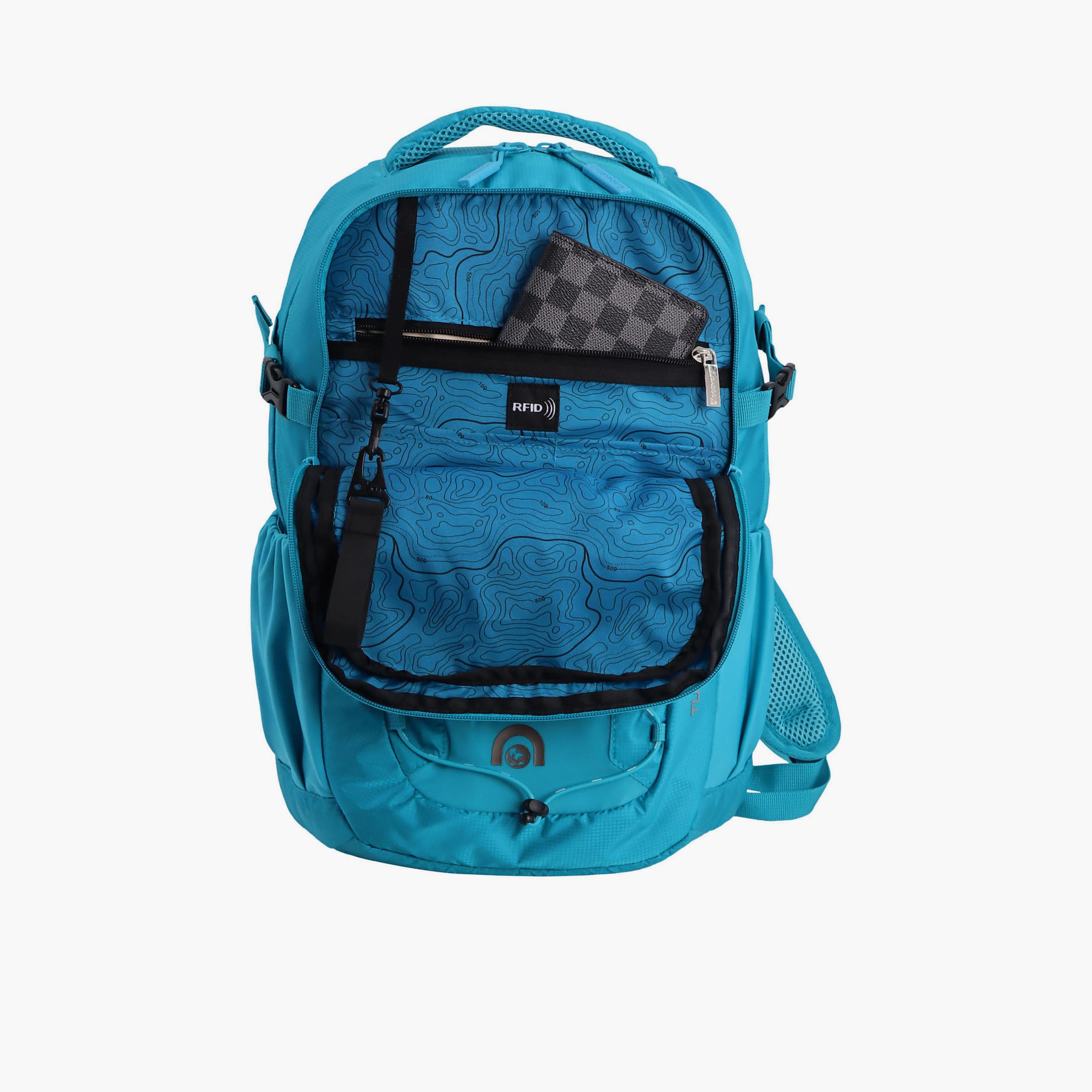 Discovery Outdoor 23 L | 17.5 Inches Travel Backpack Nylon with Padded Back Panel | D00612-school-bagsandbackpacks-backpacks-image-10
