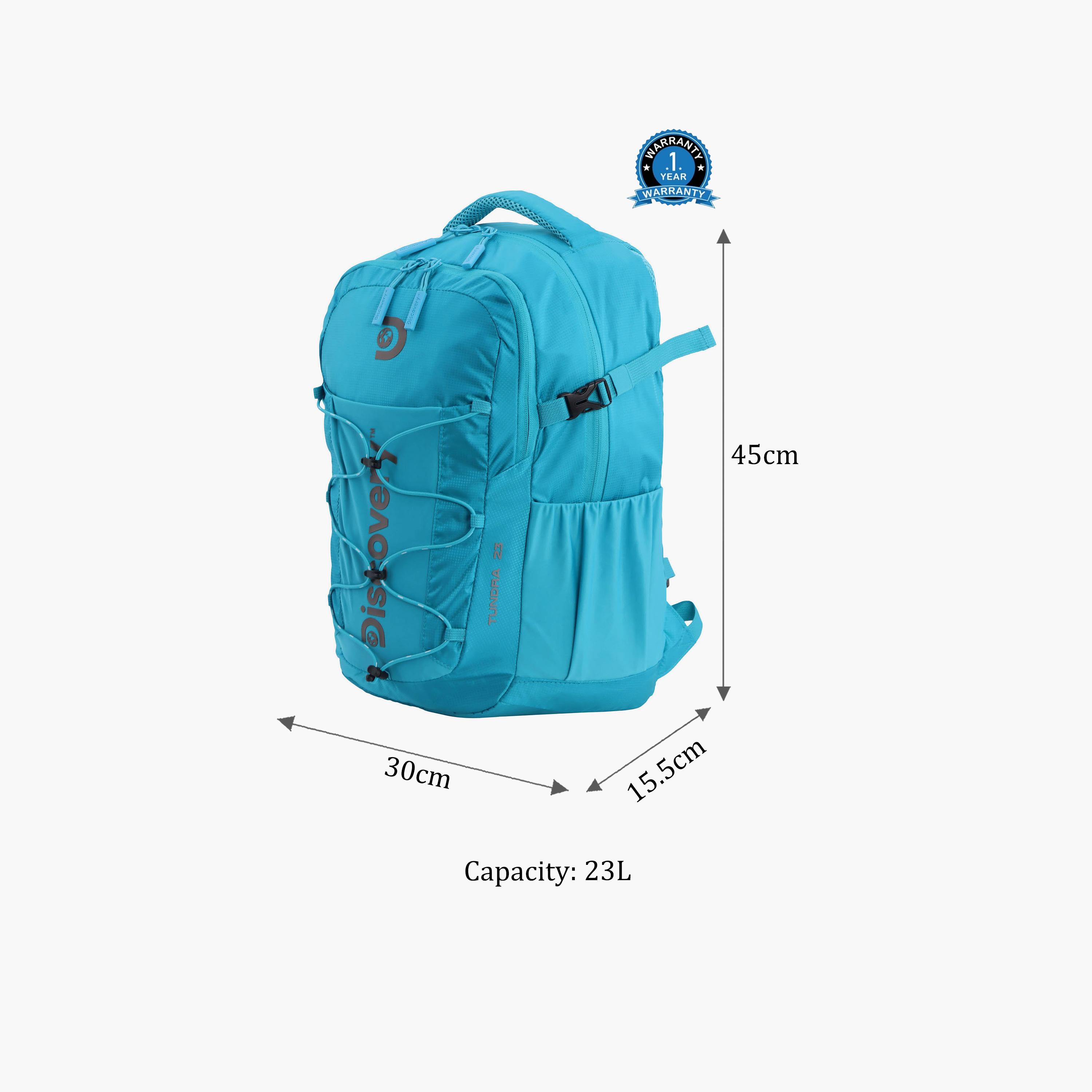Discovery Outdoor 23 L | 17.5 Inches Travel Backpack Nylon with Padded Back Panel | D00612-school-bagsandbackpacks-backpacks-image-2