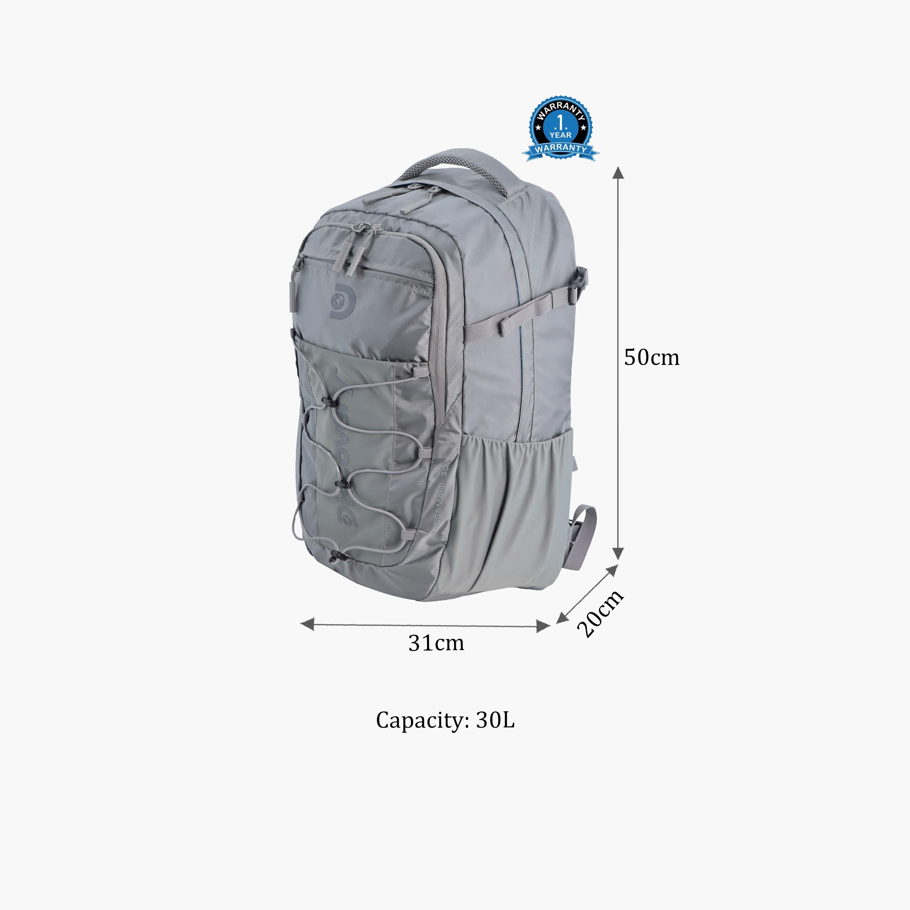 Discovery Outdoor 30 L | 19.5 Inches Travel Backpack Nylon with Water Resistance | D00613-school-bagsandbackpacks-backpacks-image-2