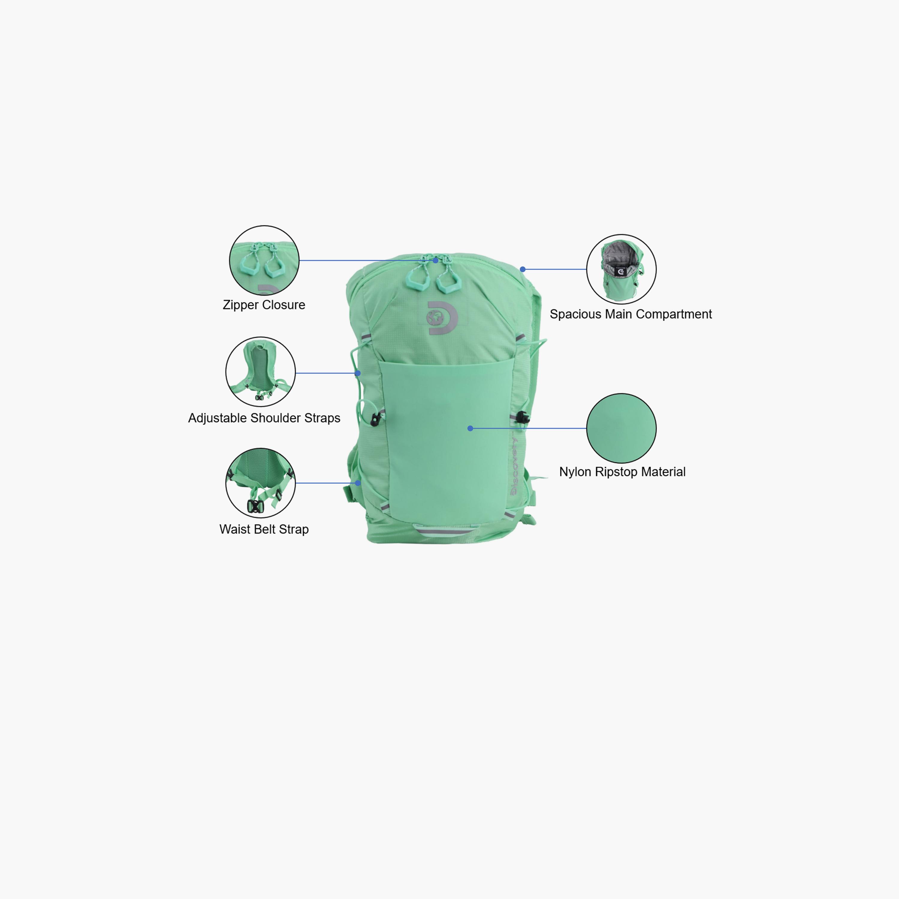 شنطة ظهر للسفر بودي سبيريت من ديسكفري - 14.5 بوصة-travel-luggagesandbags-backpacks-image-3