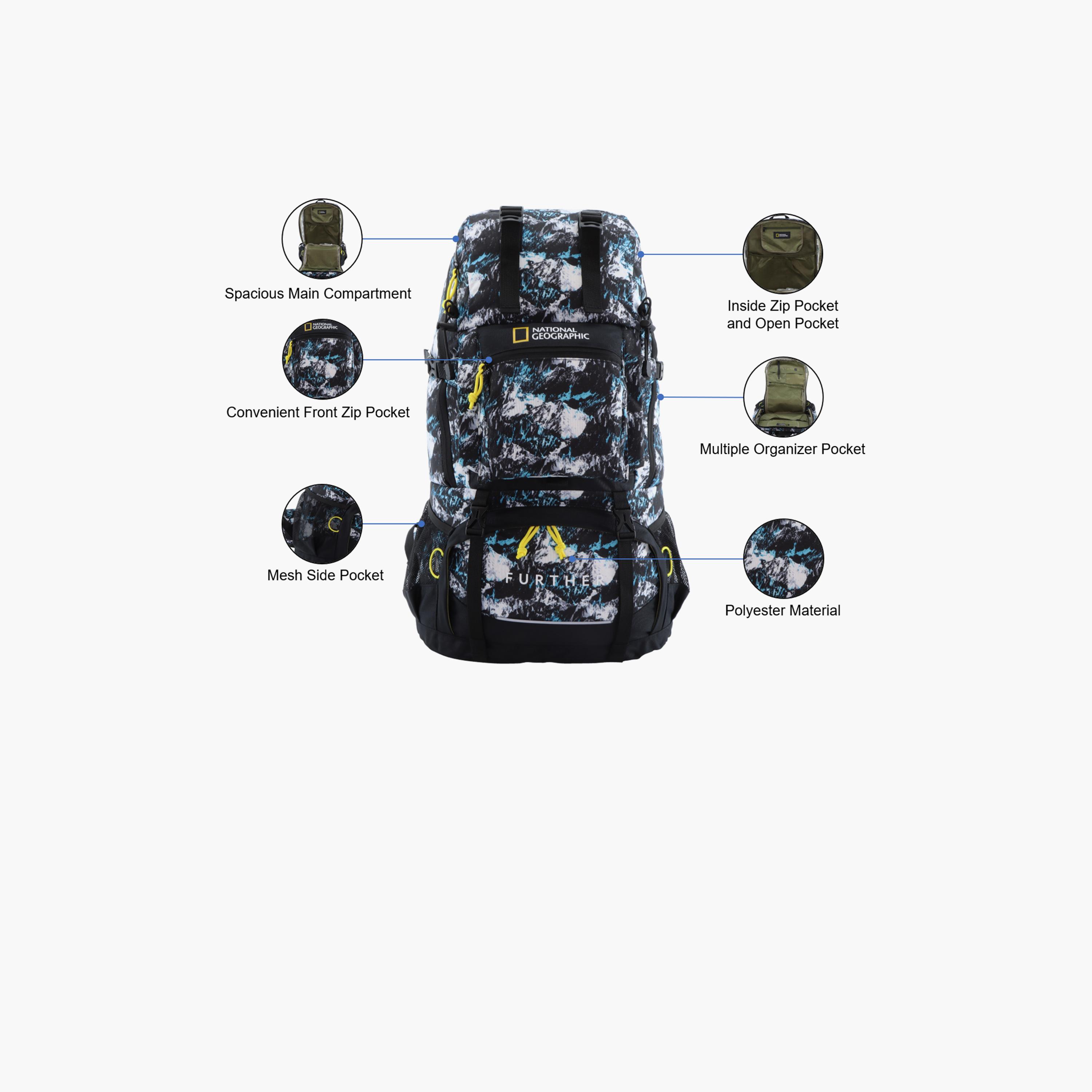 National Geographic DESTINATION 40 L | 23.5 Inches Travel Backpack Polyester with RFID Protection | N16087-travel-luggagesandbags-backpacks-image-3
