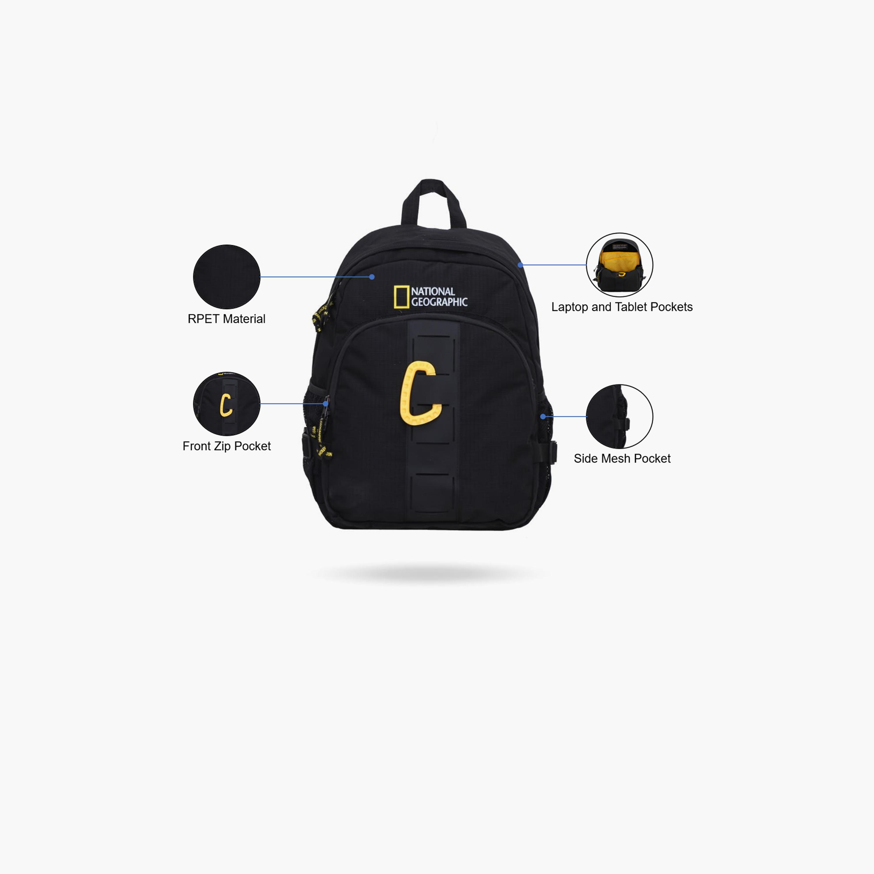 National Geographic Explorer III 18 L | 15.5 Inches Travel Backpack Polyester with Water Resistance | N21215-travel-luggagesandbags-backpacks-image-3