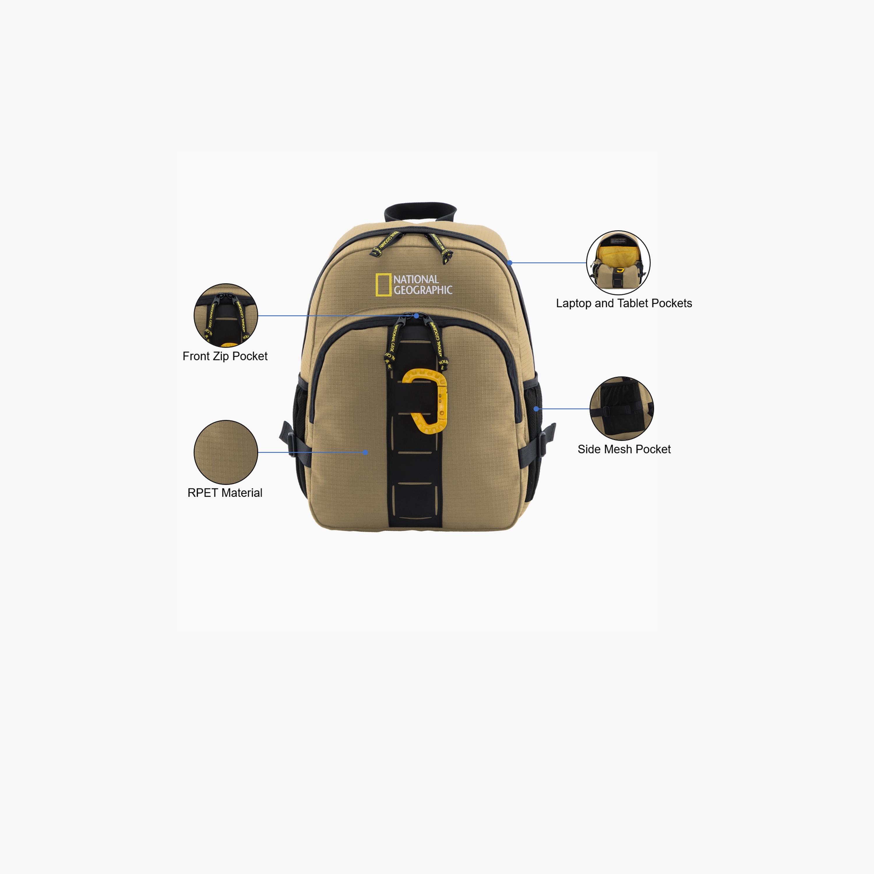 National Geographic Explorer III 18 L | 15.5 Inches Travel Backpack Polyester with Water Resistance | N21215-travel-luggagesandbags-backpacks-image-3
