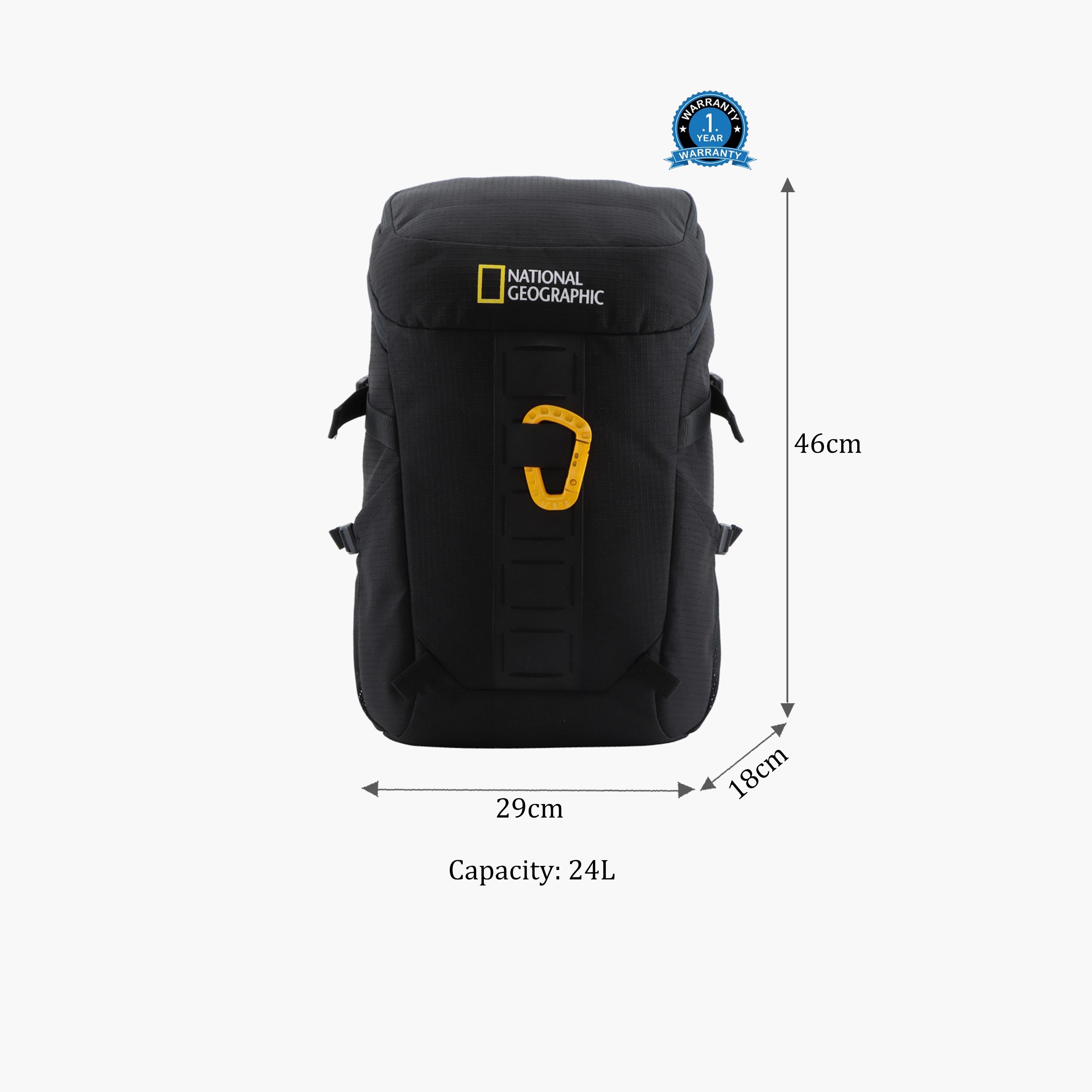 National Geographic Explorer III RPET 24 Liters Backpack | 17.5 Inches Laptop Bags Polyester with Water Resistance | N21217-travel-luggagesandbags-backpacks-image-2