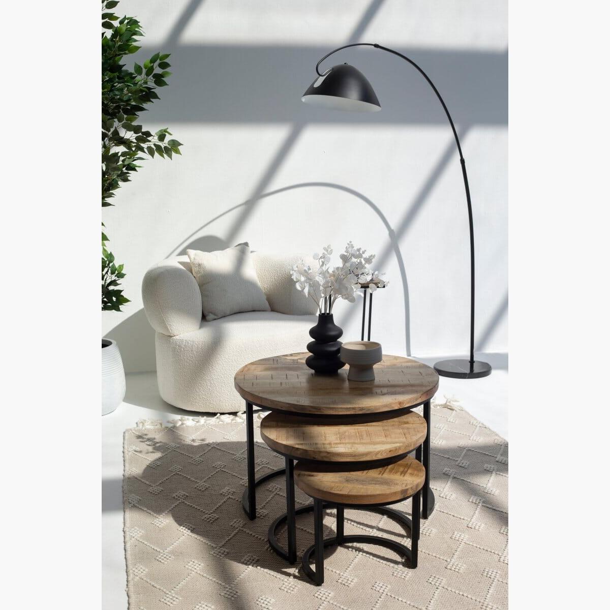 HomeKode Nordic Arched Floor Lamp - 178 cm
