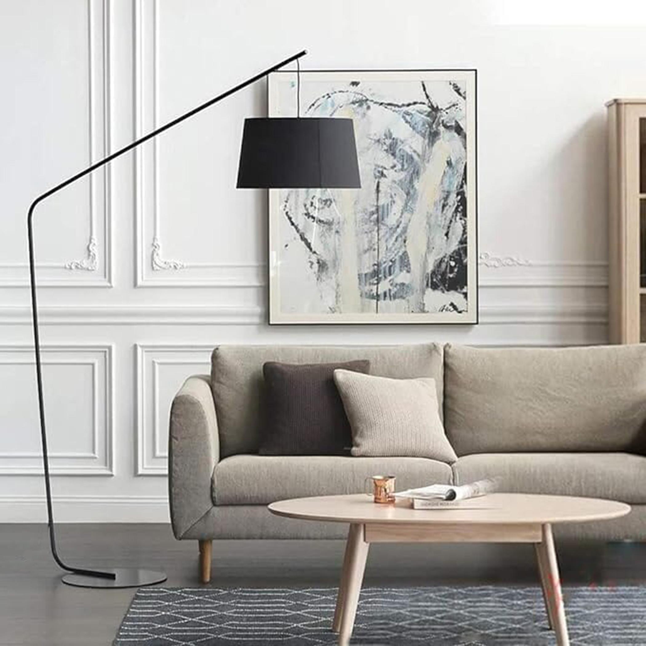 HomeKode Modern Metal Floor Lamp - 183 cm