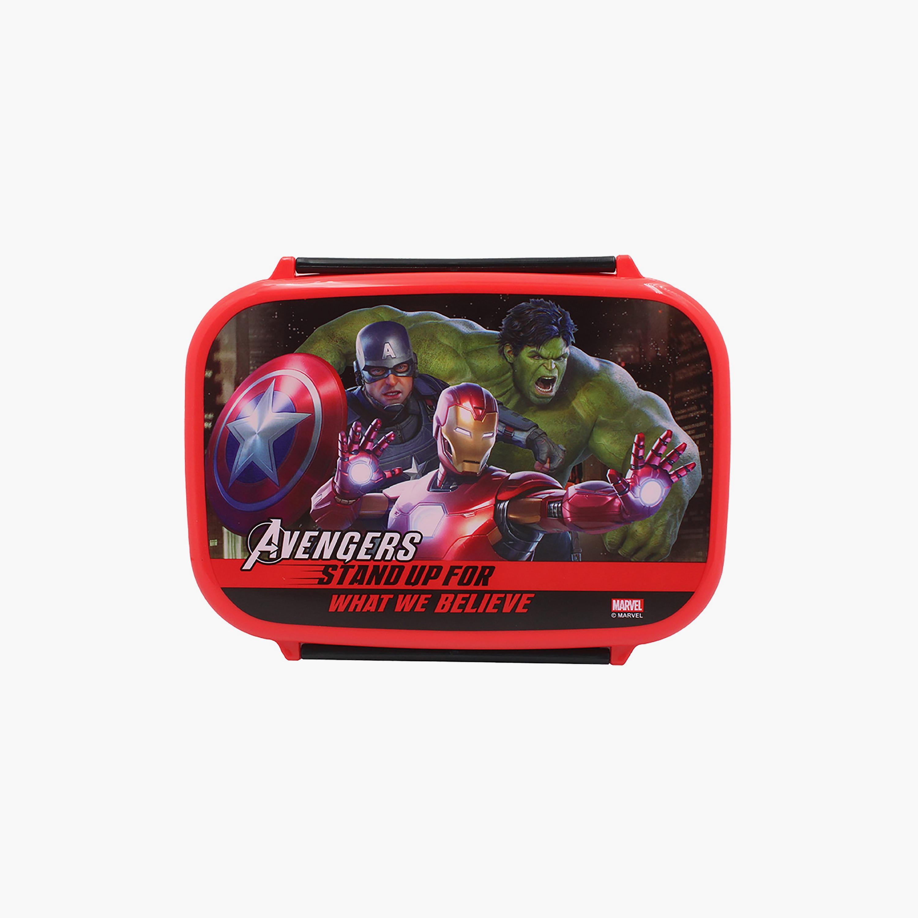 Avengers Gamer Verse Printed Lunch Box - Red - 765 ml-school-lunchessentials-lunchboxes-image-2