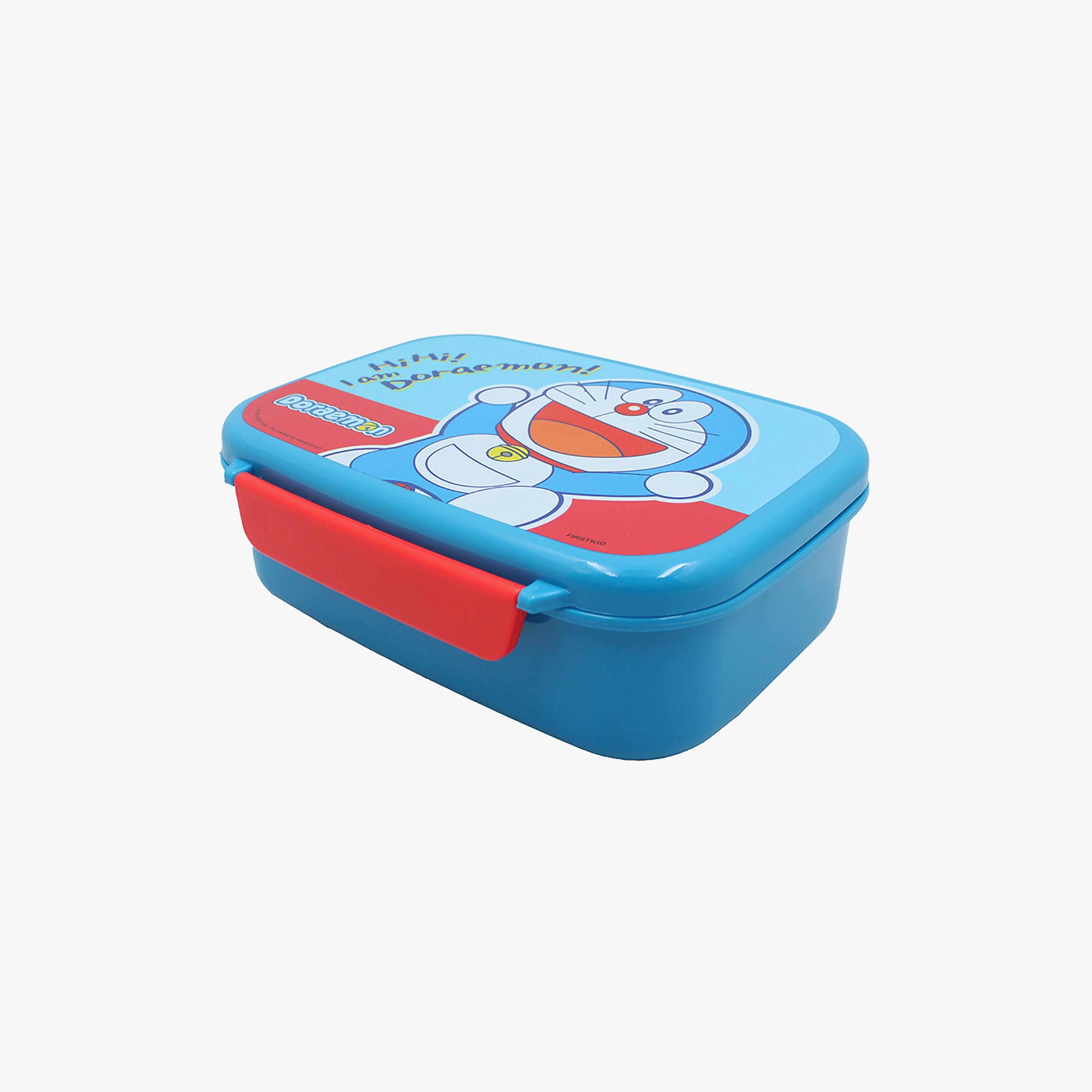 صندوق غداء مع طبقة داخلية بطبعة دورايمون- أزرق - 765 مل-school-lunchessentials-lunchboxes-image-1