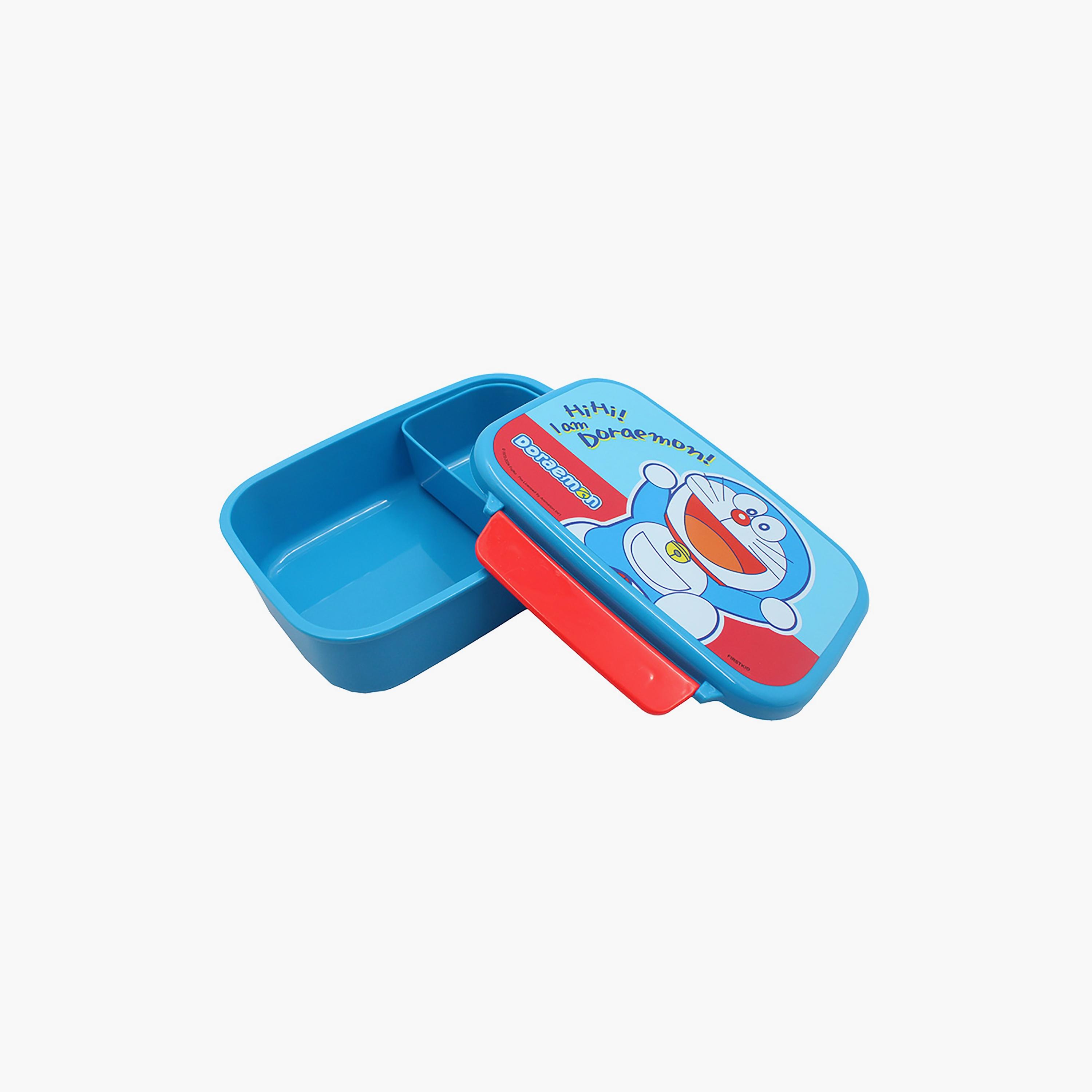 صندوق غداء مع طبقة داخلية بطبعة دورايمون- أزرق - 765 مل-school-lunchessentials-lunchboxes-image-3