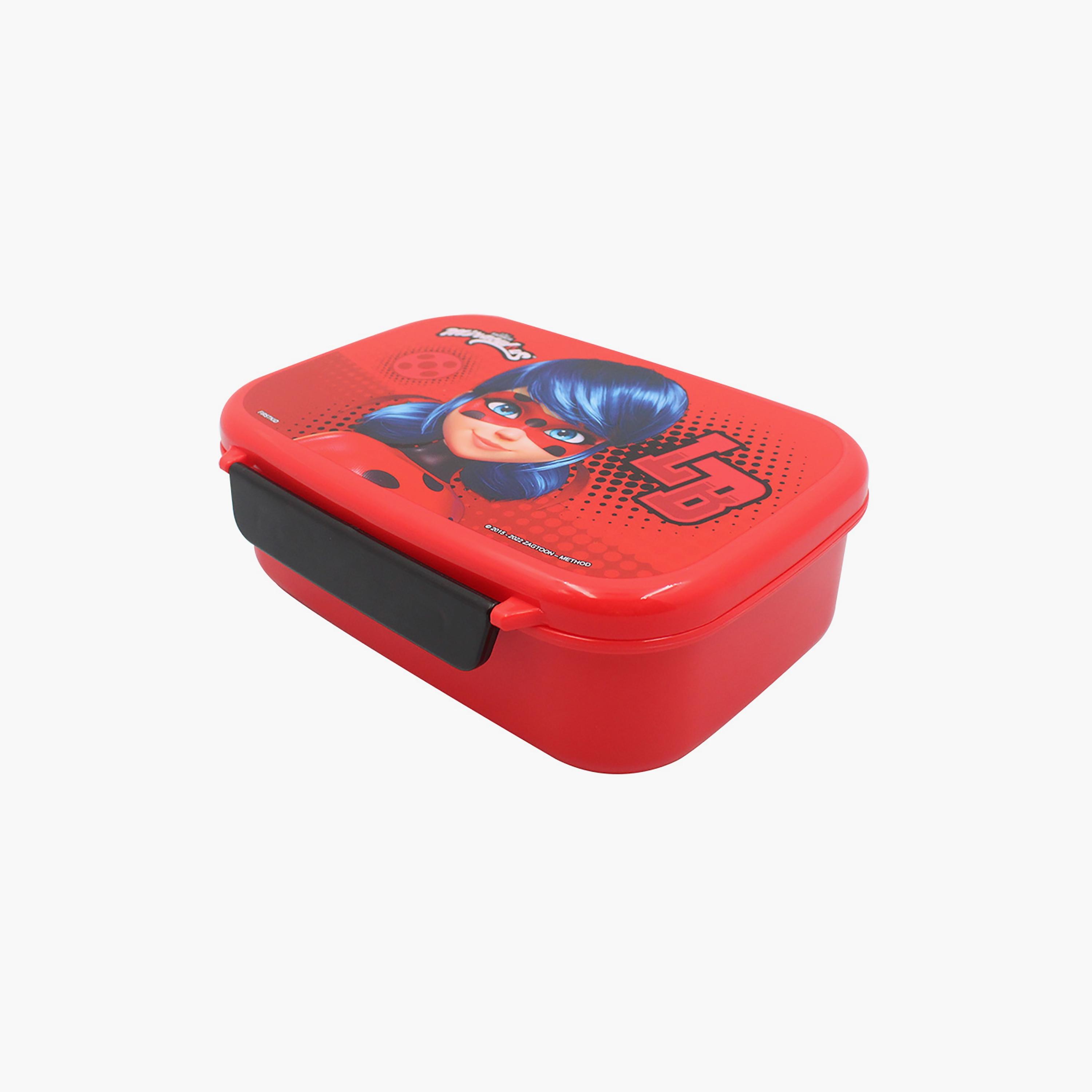 صندوق غداء بطبقة داخلية بطبعة ميراكيولوس - أحمر - 765 مل-school-lunchessentials-lunchboxes-image-1