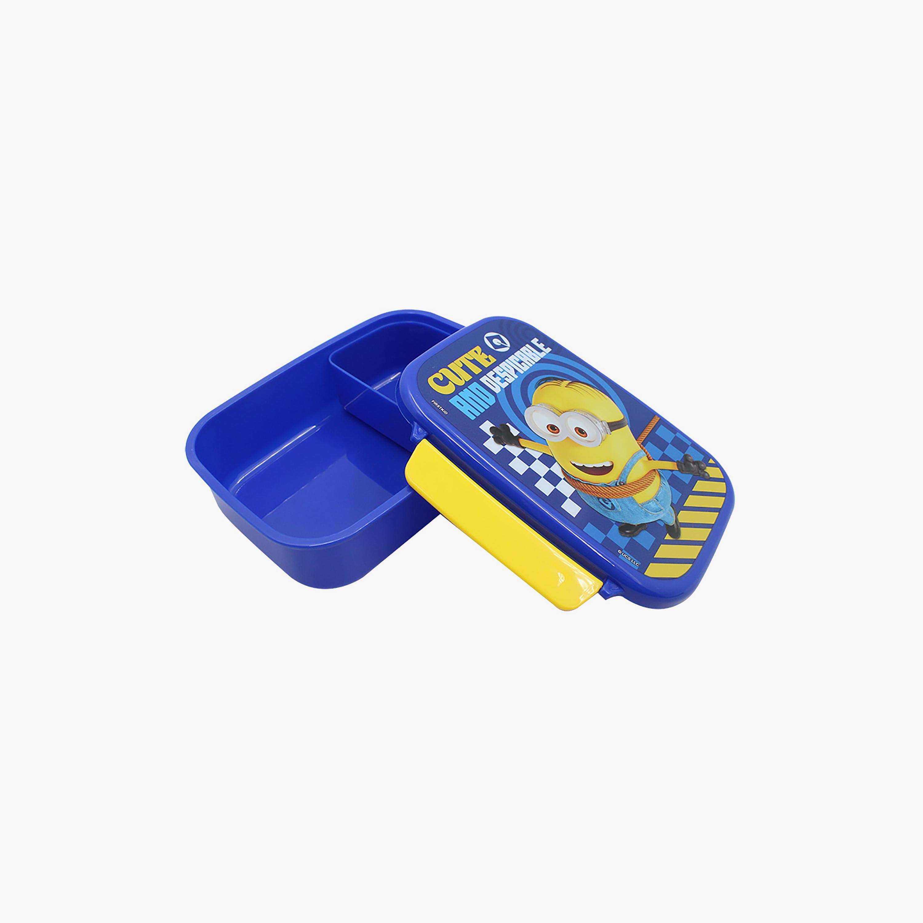 Despicable Me Printed Lunch Box with Inner Layer - Blue - 765 ml-school-lunchessentials-lunchboxes-image-3