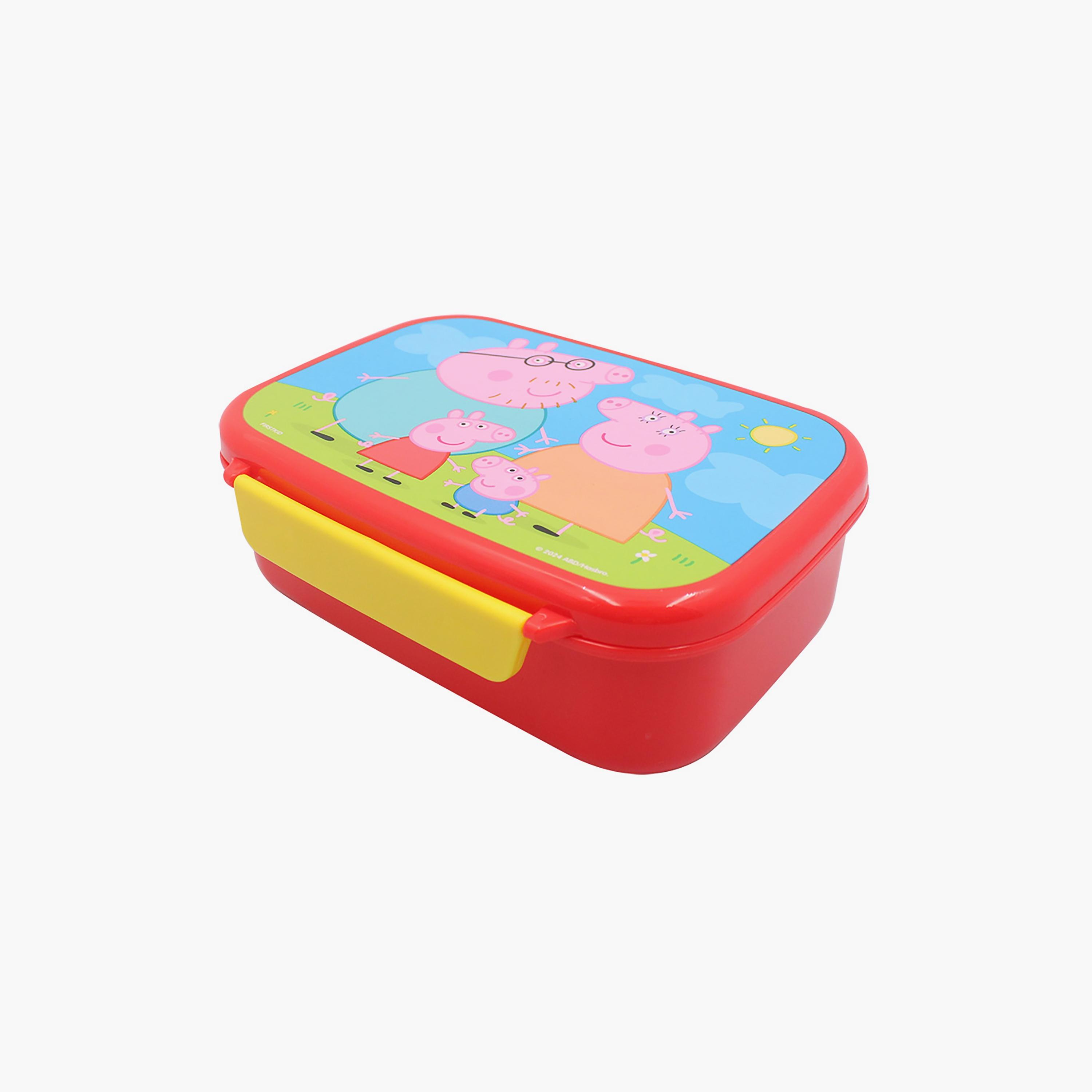 Peppa Pig Printed Lunch Box with Inner Layer - Red - 765 ml-school-lunchessentials-lunchboxes-image-1