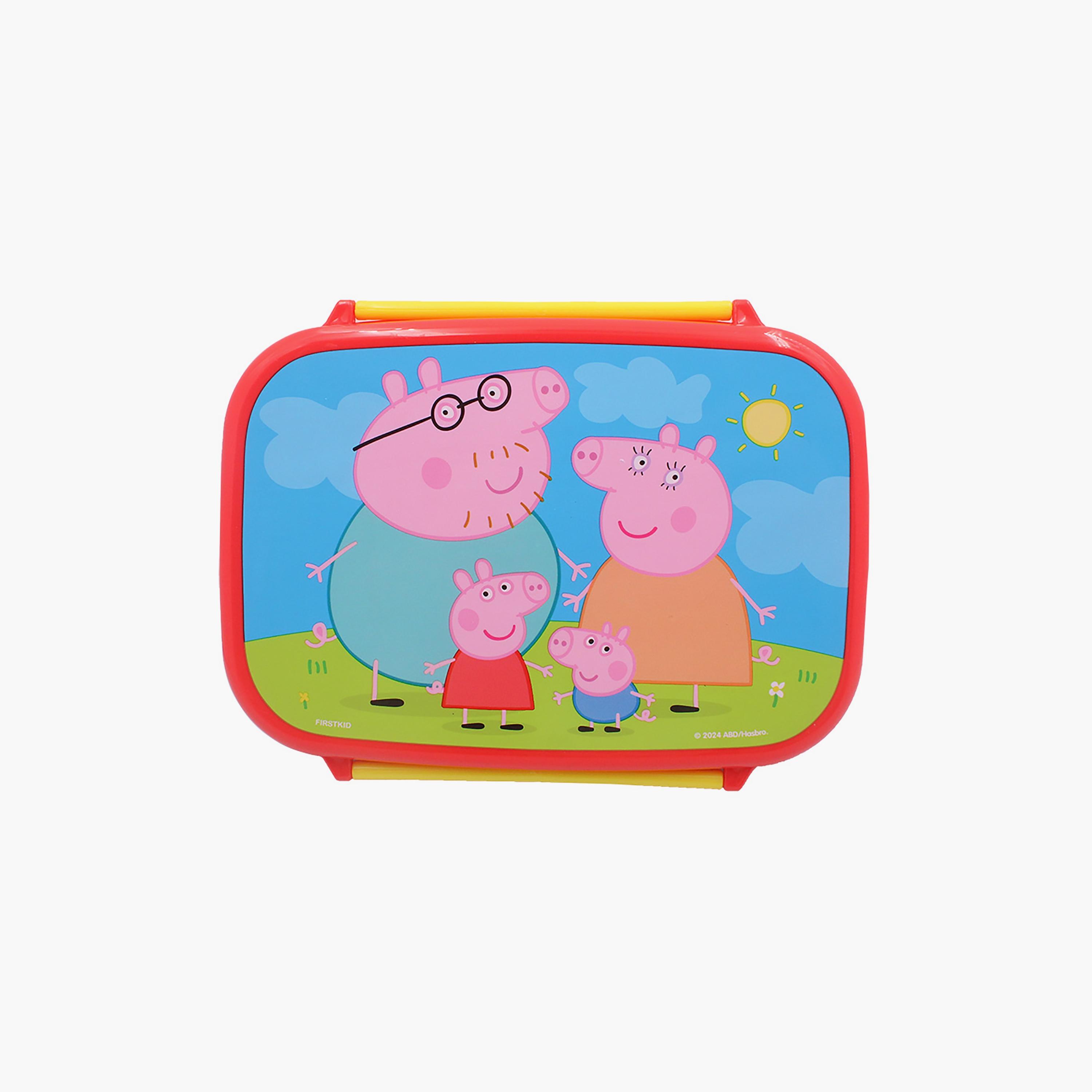 Peppa Pig Printed Lunch Box with Inner Layer - Red - 765 ml-school-lunchessentials-lunchboxes-image-2