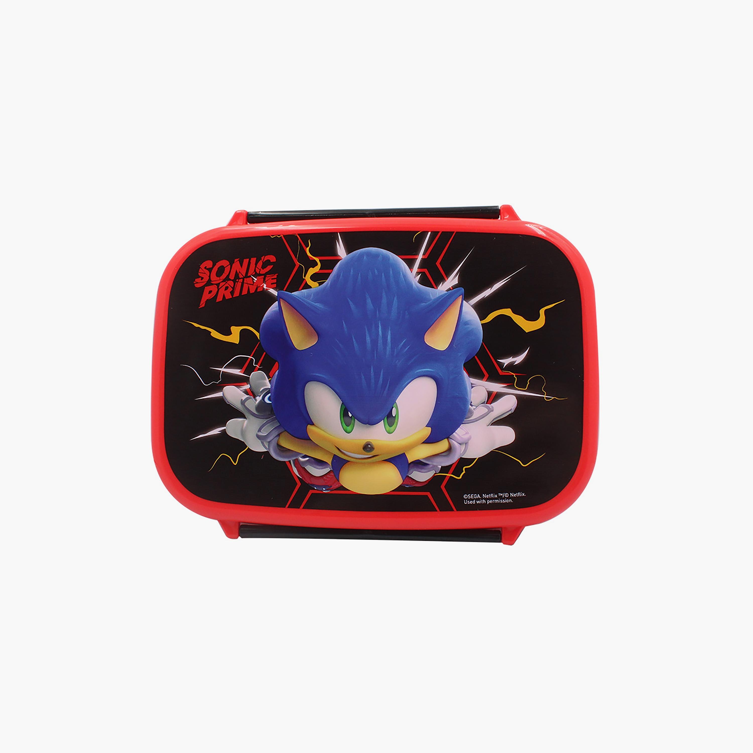 Sonic the Hedgehog Printed Lunch Box with Inner Layer - Red - 765 ml-school-lunchessentials-lunchboxes-image-2