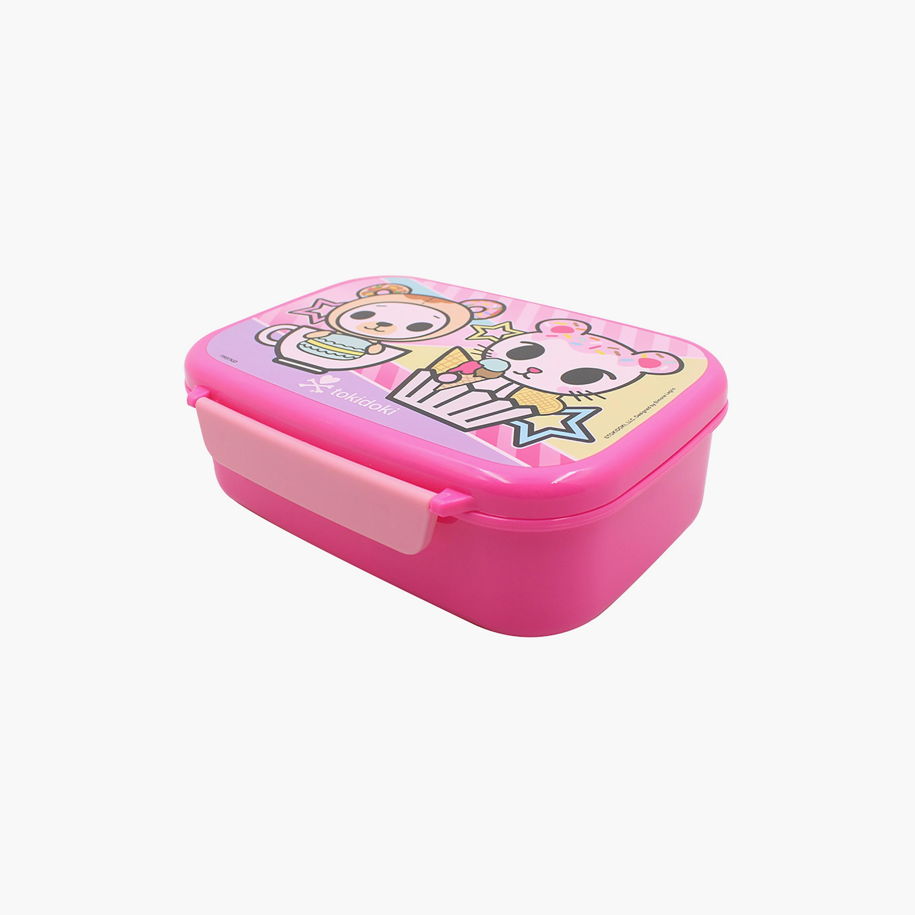 Tokidoki Printed Lunch Box with Inner Layer - Pink - 765 ml-school-lunchessentials-lunchboxes-image-1