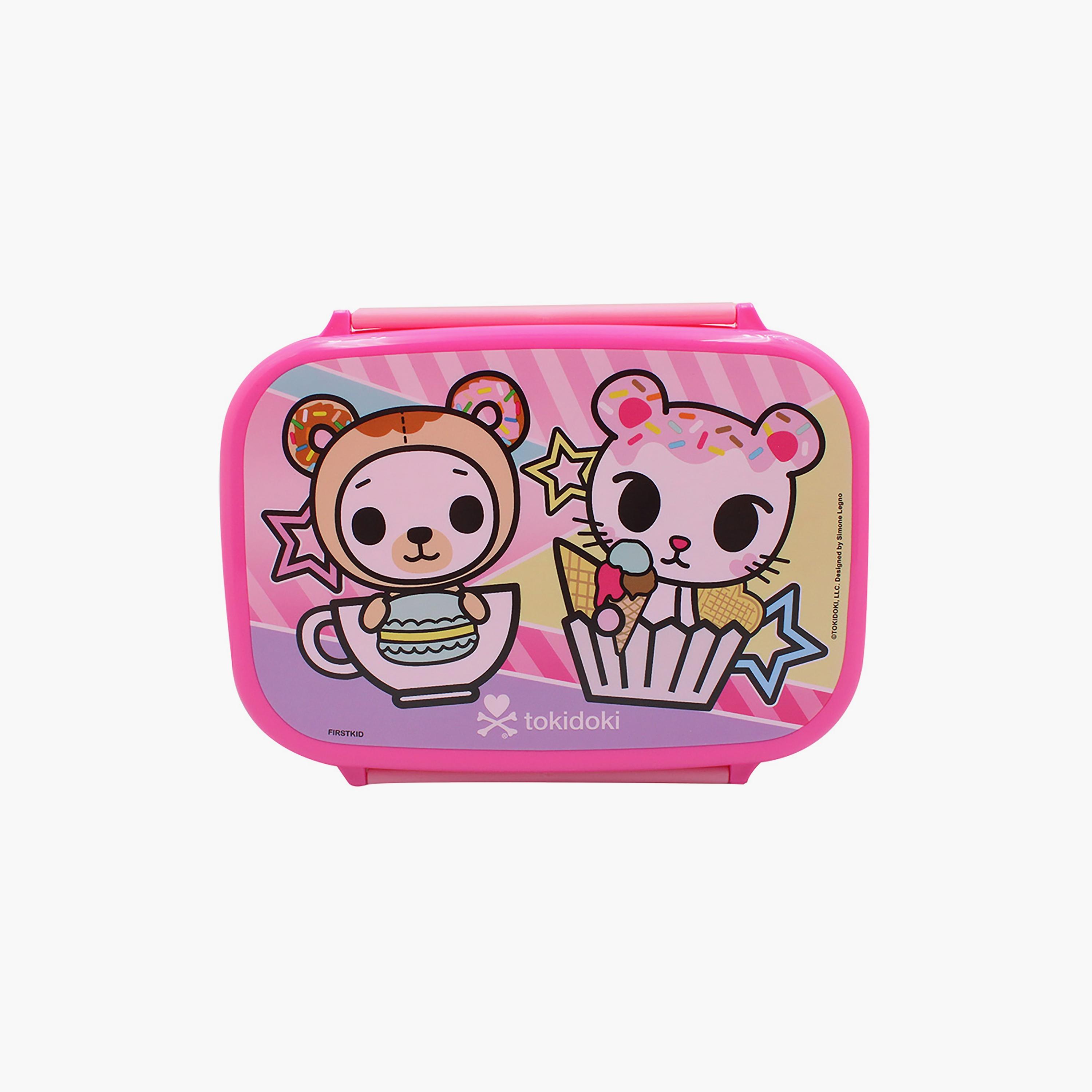 Tokidoki Printed Lunch Box with Inner Layer - Pink - 765 ml-school-lunchessentials-lunchboxes-image-2