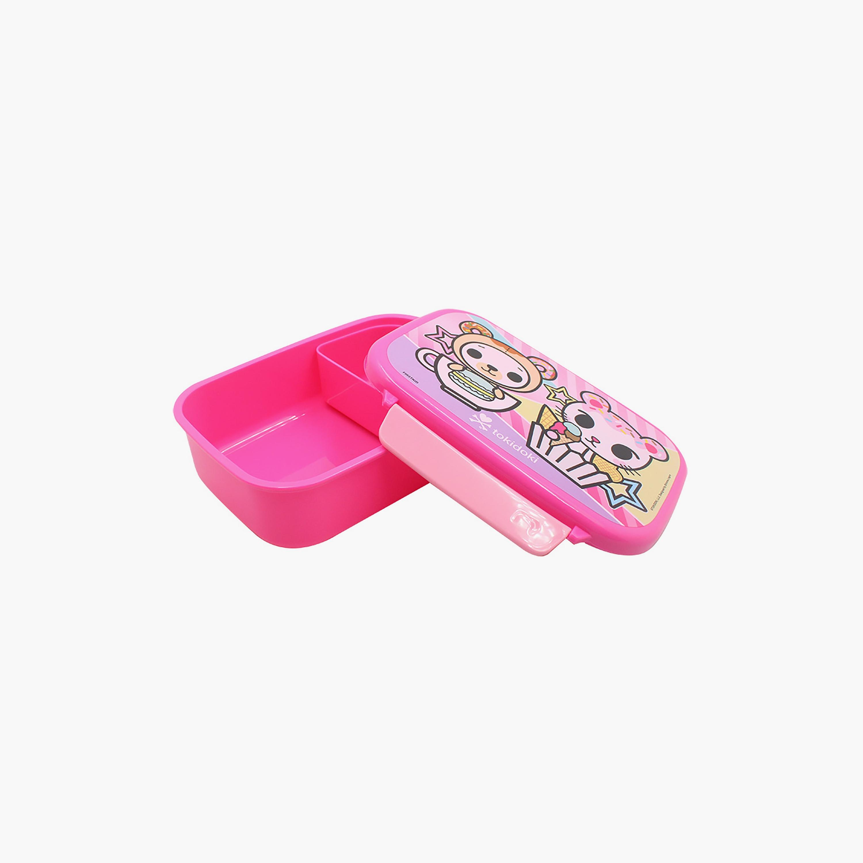 Tokidoki Printed Lunch Box with Inner Layer - Pink - 765 ml-school-lunchessentials-lunchboxes-image-3