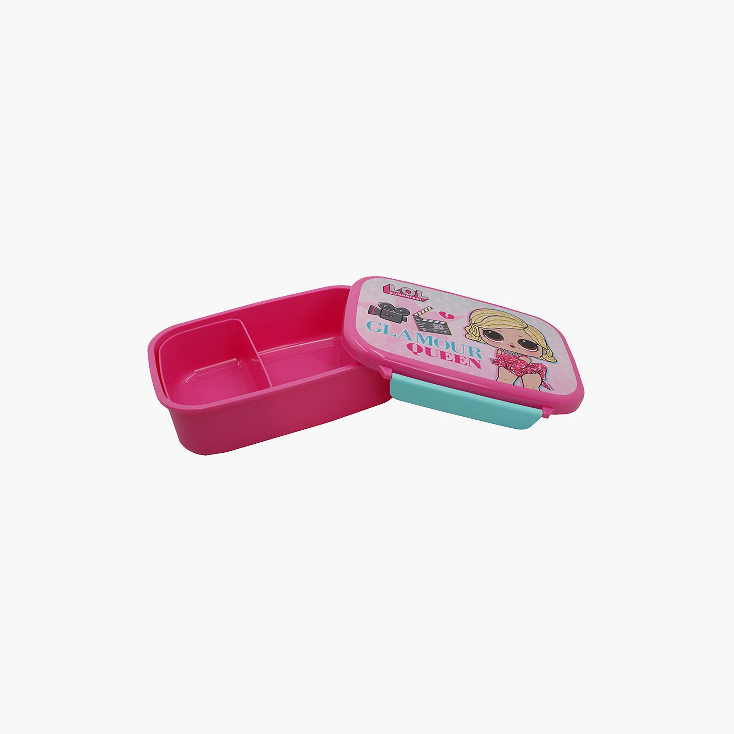 LOL Surprise Printed Lunch Box with Inner Layer - Pink - 765 ml-school-lunchessentials-lunchboxes-image-3
