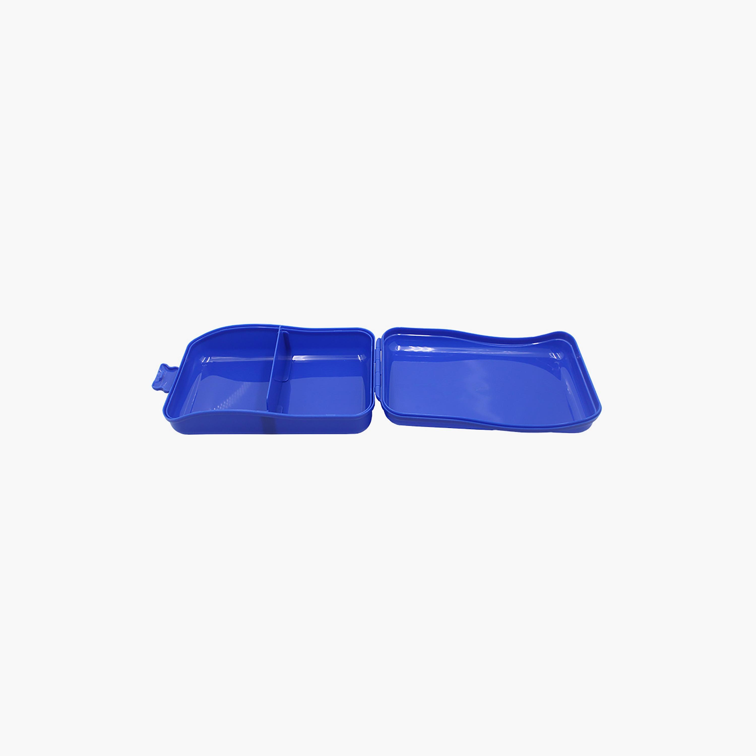 صندوق وجبات خفيفة مادة بطبعة باتمان - أزرق - 760 مل-school-lunchessentials-lunchboxes-image-3