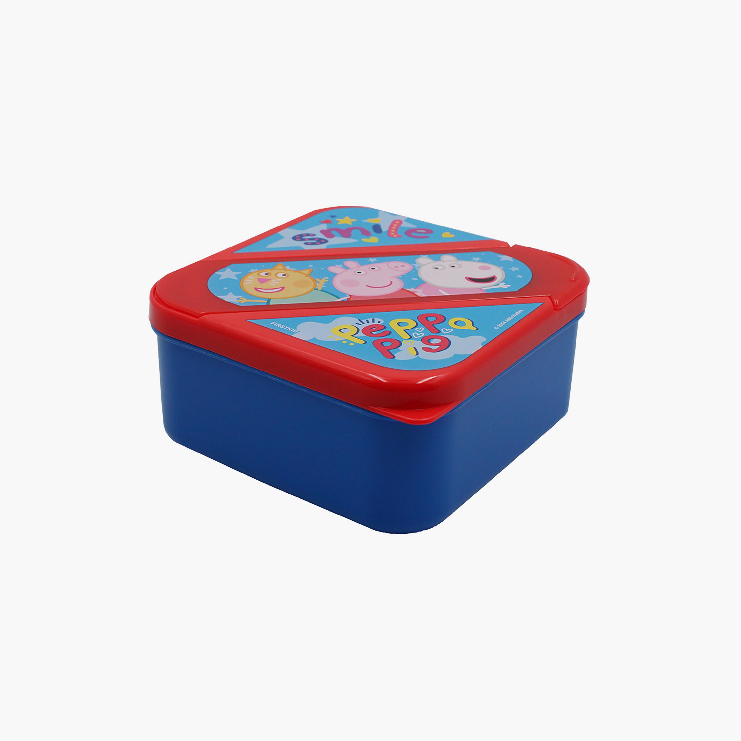 Peppa Pig Printed Lunch Box with Cutlery Set - Multicolour-school-lunchessentials-lunchboxes-image-1