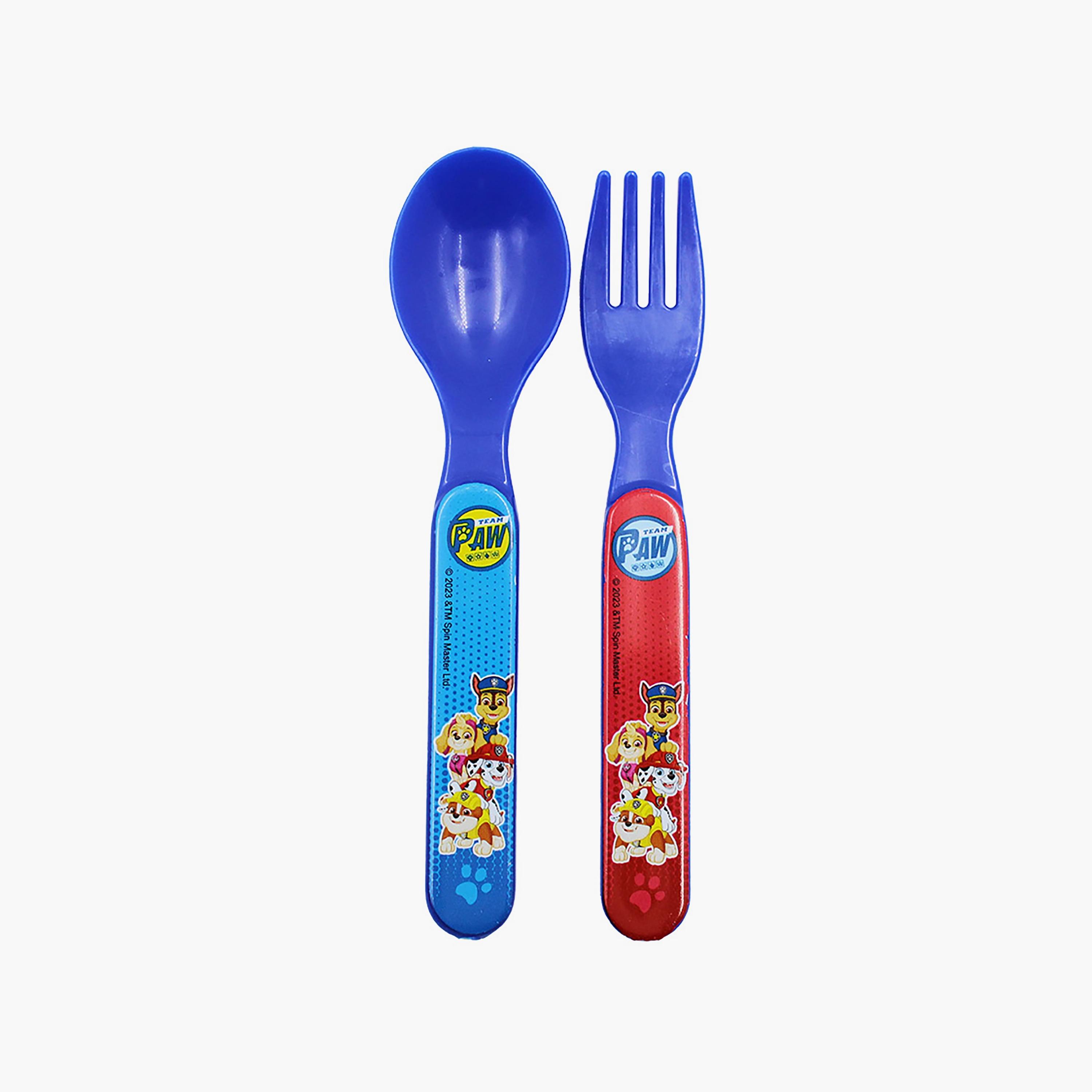 صندوق غداء مع مجموعة أدوات مائدة بطبعة باو باترول - أزرق-school-lunchessentials-lunchboxes-image-3