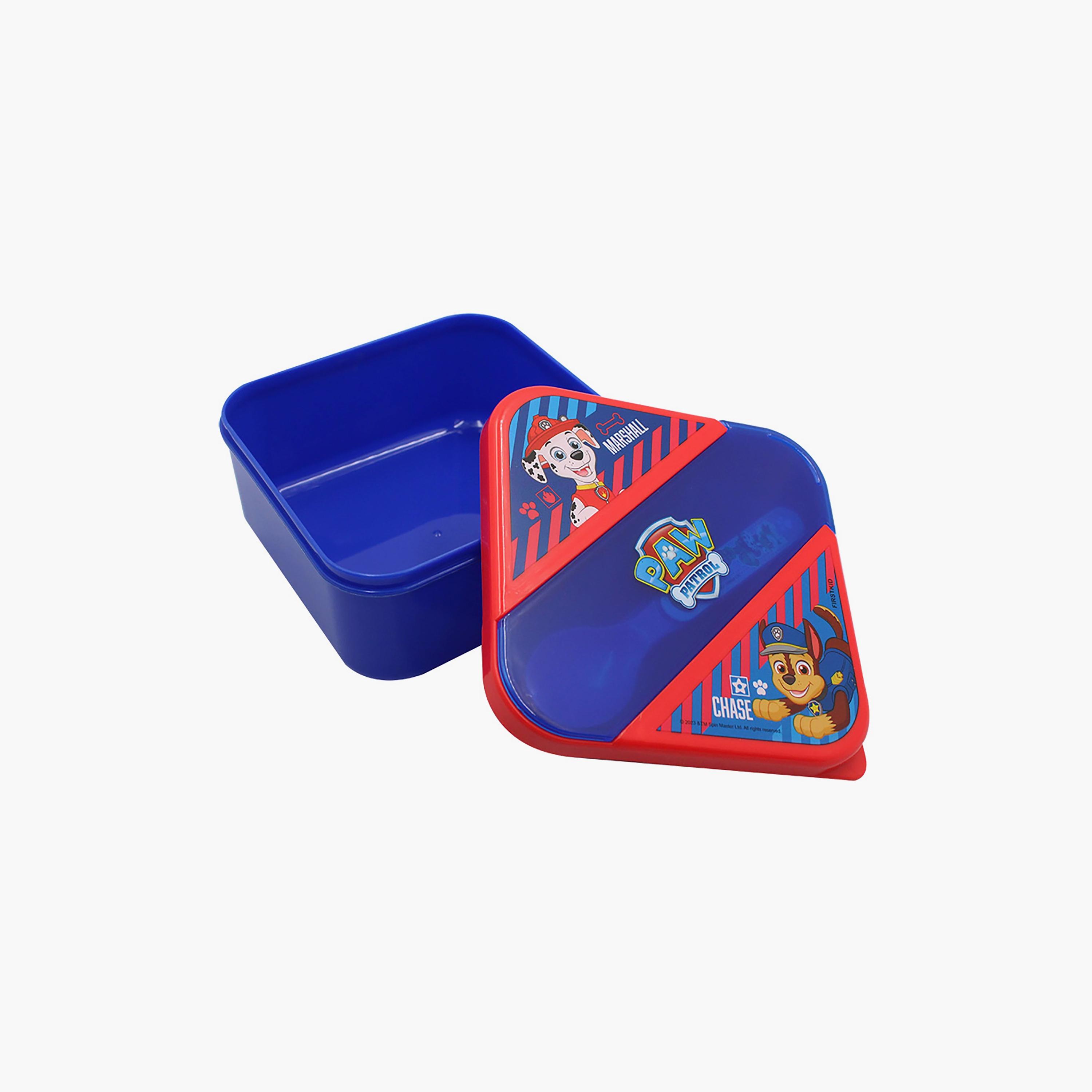 صندوق غداء مع مجموعة أدوات مائدة بطبعة باو باترول - أزرق-school-lunchessentials-lunchboxes-image-4