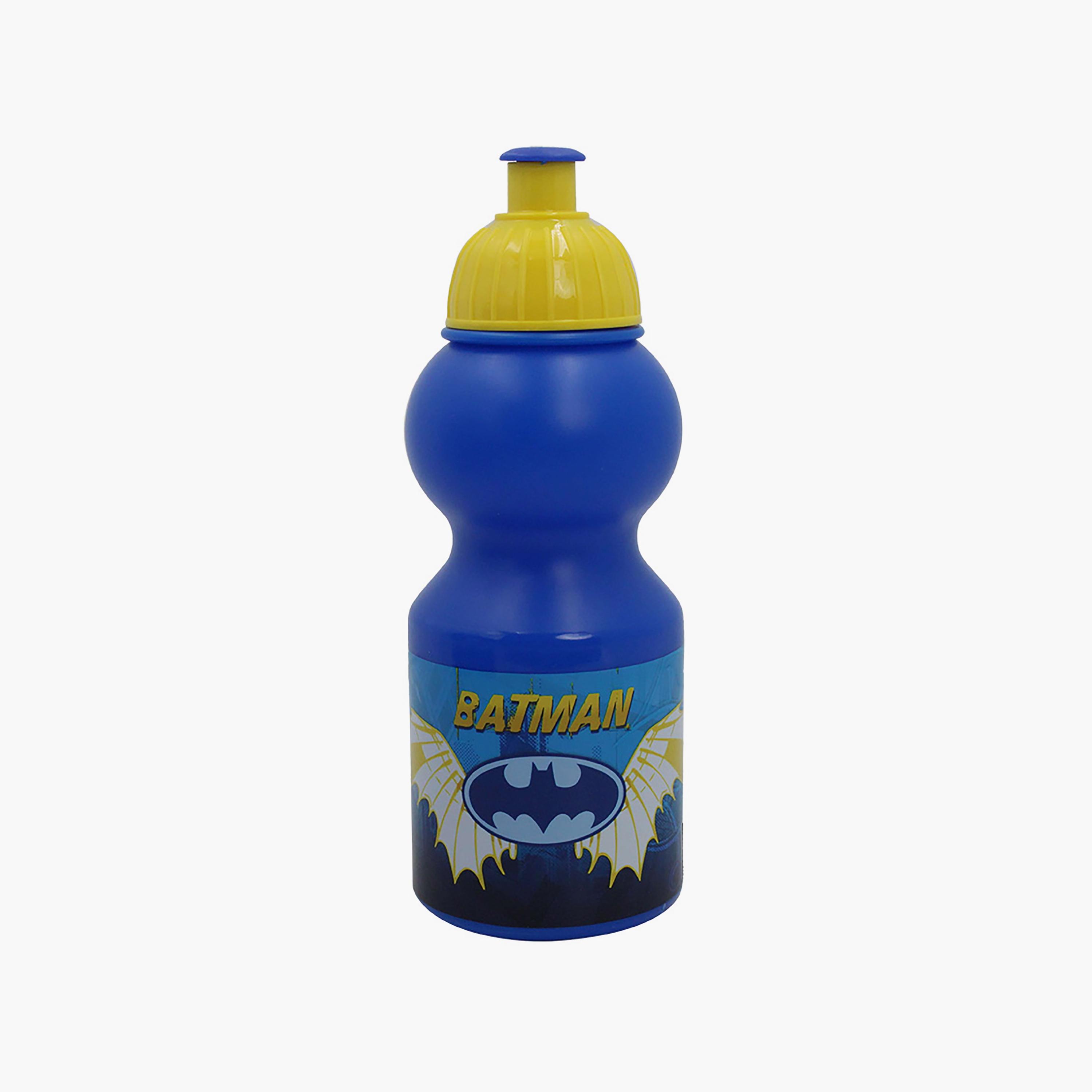 صندوق غداء مع زجاجة مياه بطبعة باتمان - أزرق - 350 مل-school-lunchessentials-lunchboxes-image-3