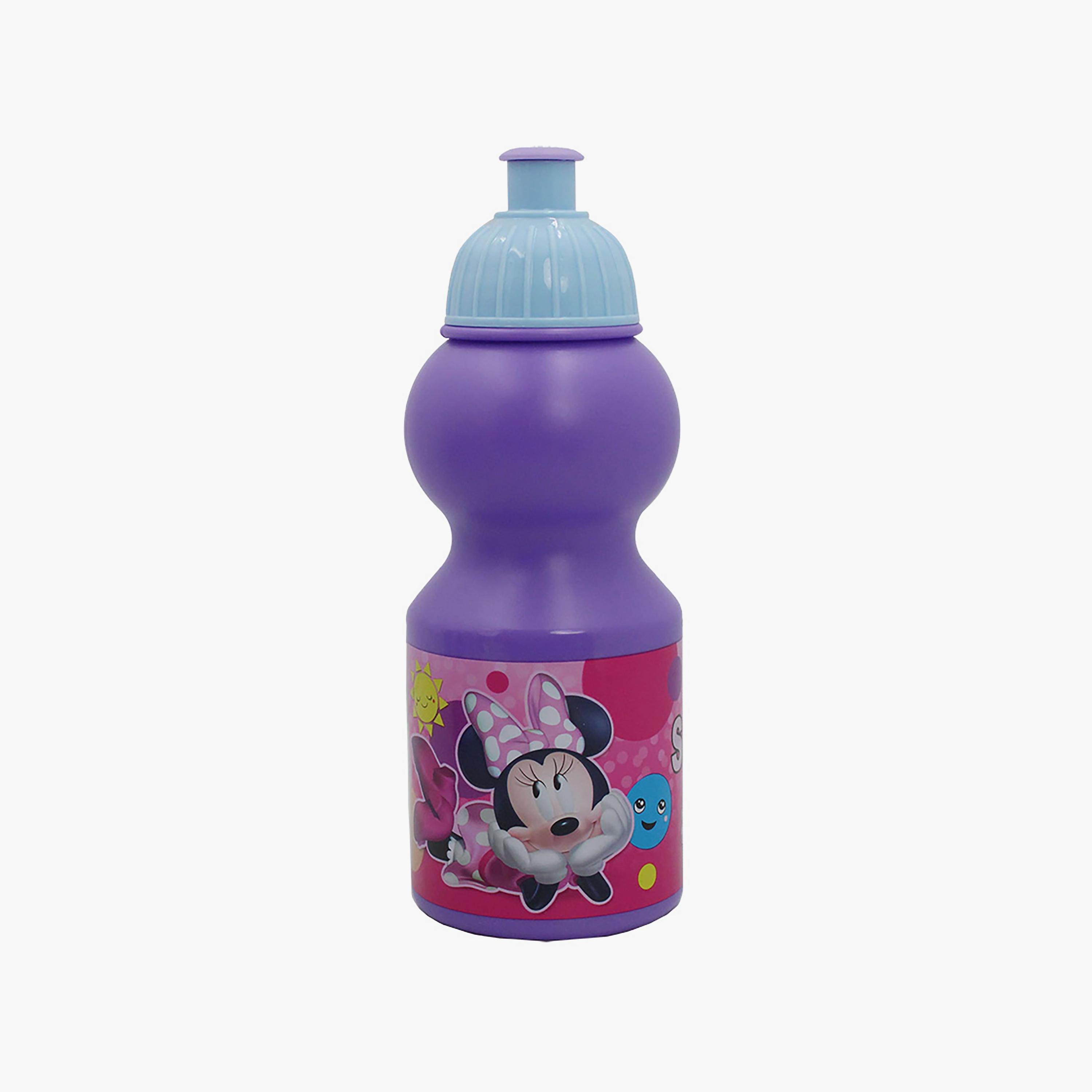 Disney Minnie Mouse Printed Lunchbox with Water Bottle - Purple - 350 ml-school-lunchessentials-lunchboxes-image-3