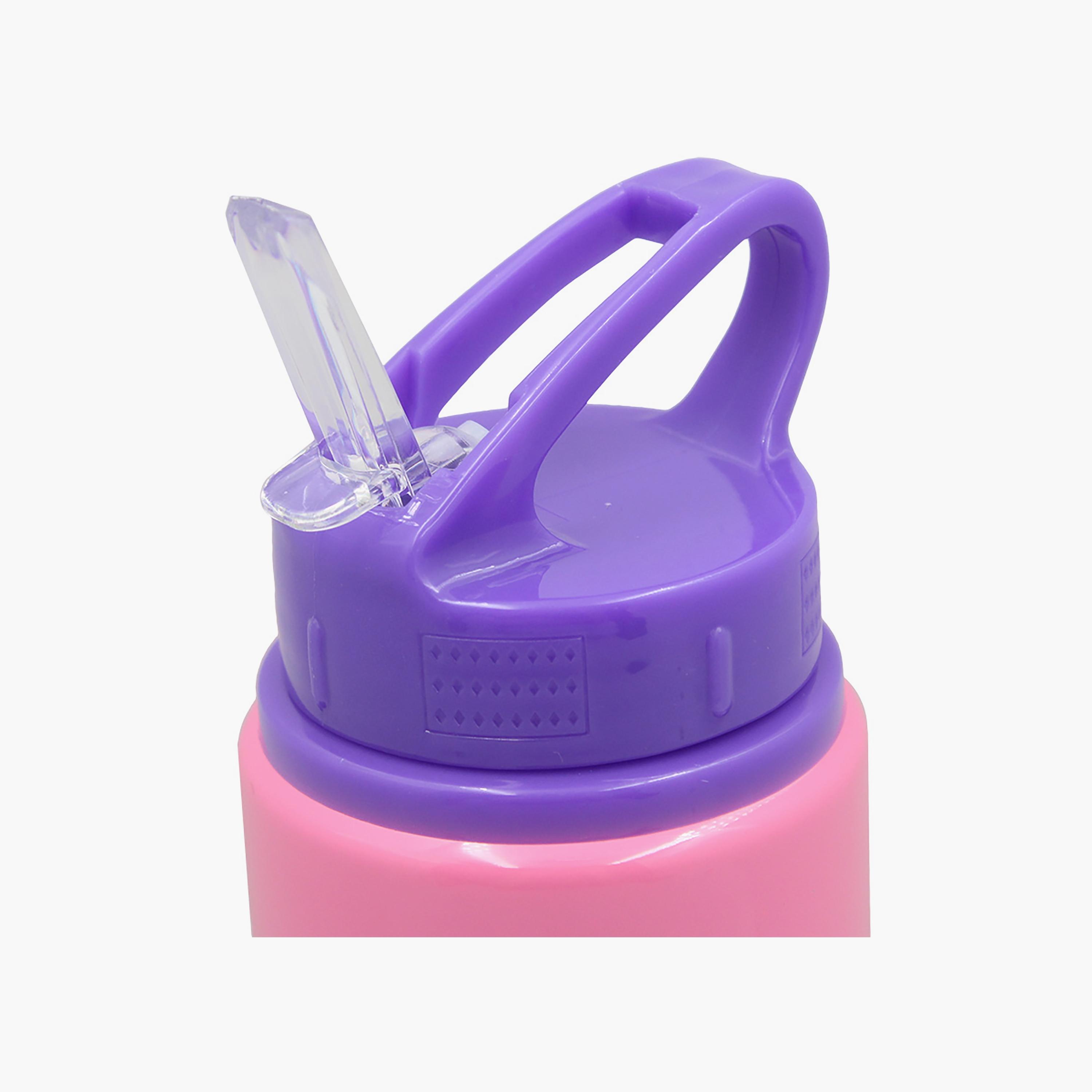 زجاجة مياه ألومنيوم بطبعة توكيدوكي - وردي - 600 مل-school-waterbottles-image-3