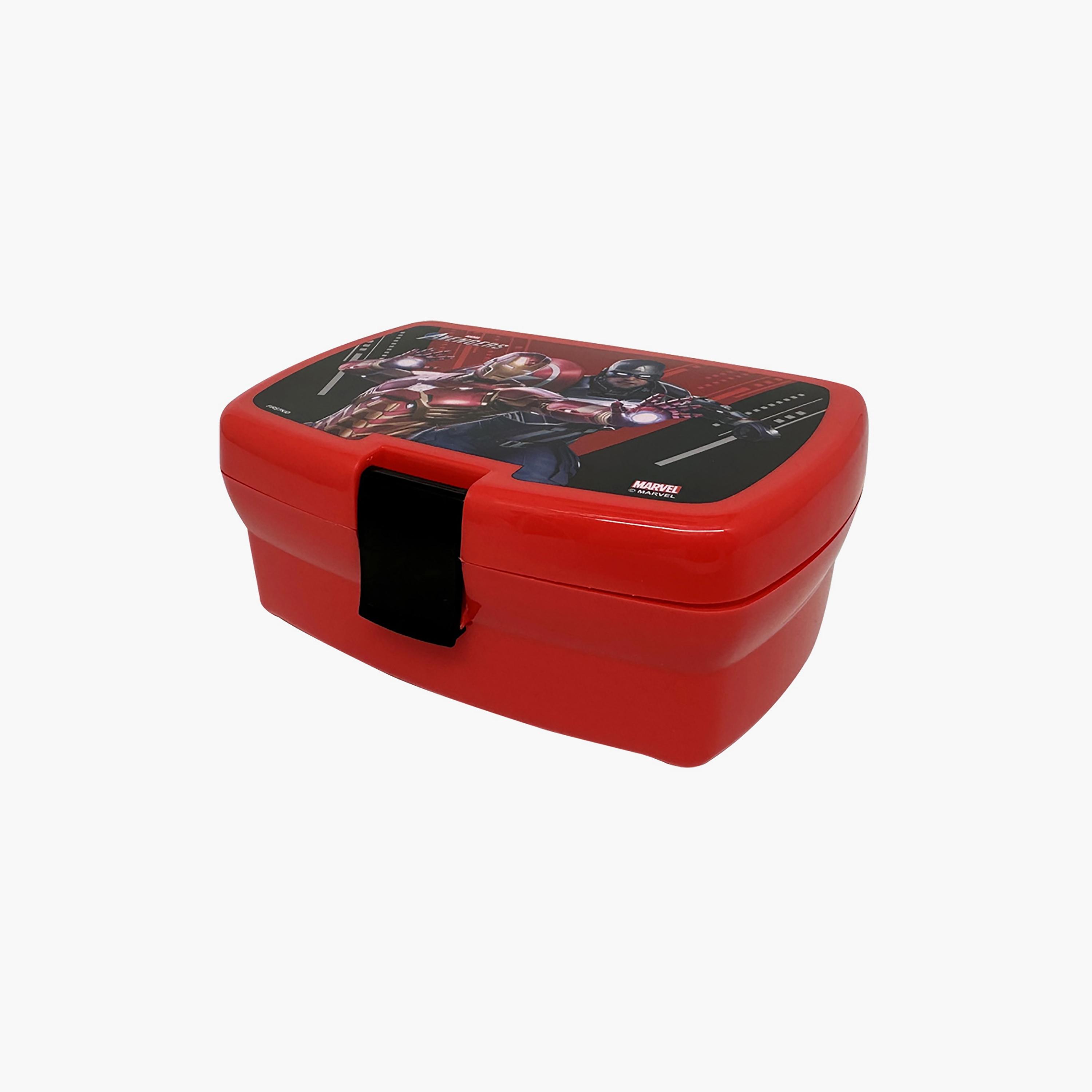 Avengers Gamer Verse Printed Lunchbox with Inner Tray - Red - 630 ml-school-lunchessentials-lunchboxes-image-4