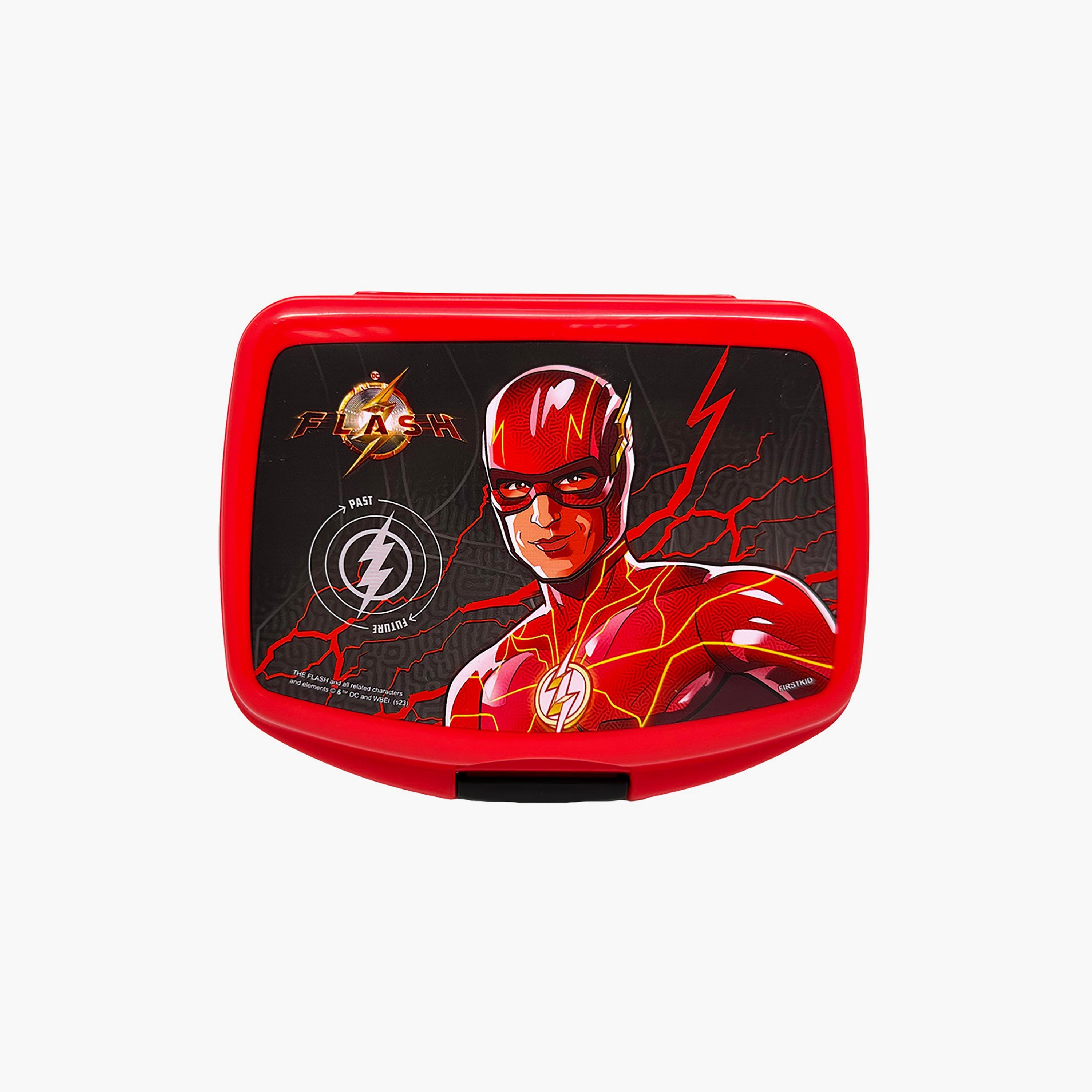 The Flash Printed Lunch Box - Red-school-lunchessentials-lunchboxes-image-3