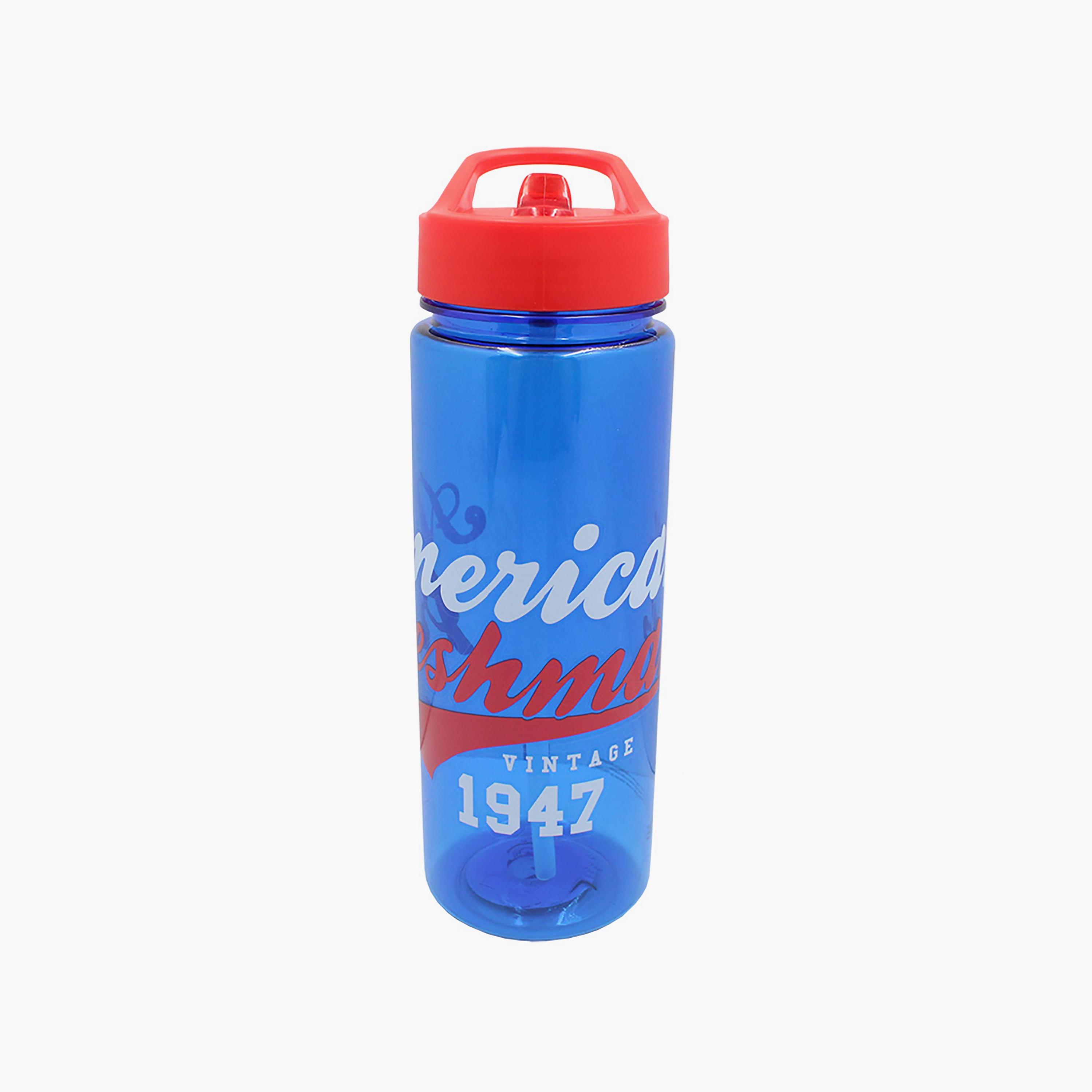 American Freshman Printed Spill-Proof & Durable Water Bottle with Handle - Blue - 650 ml-school-waterbottles-image-1