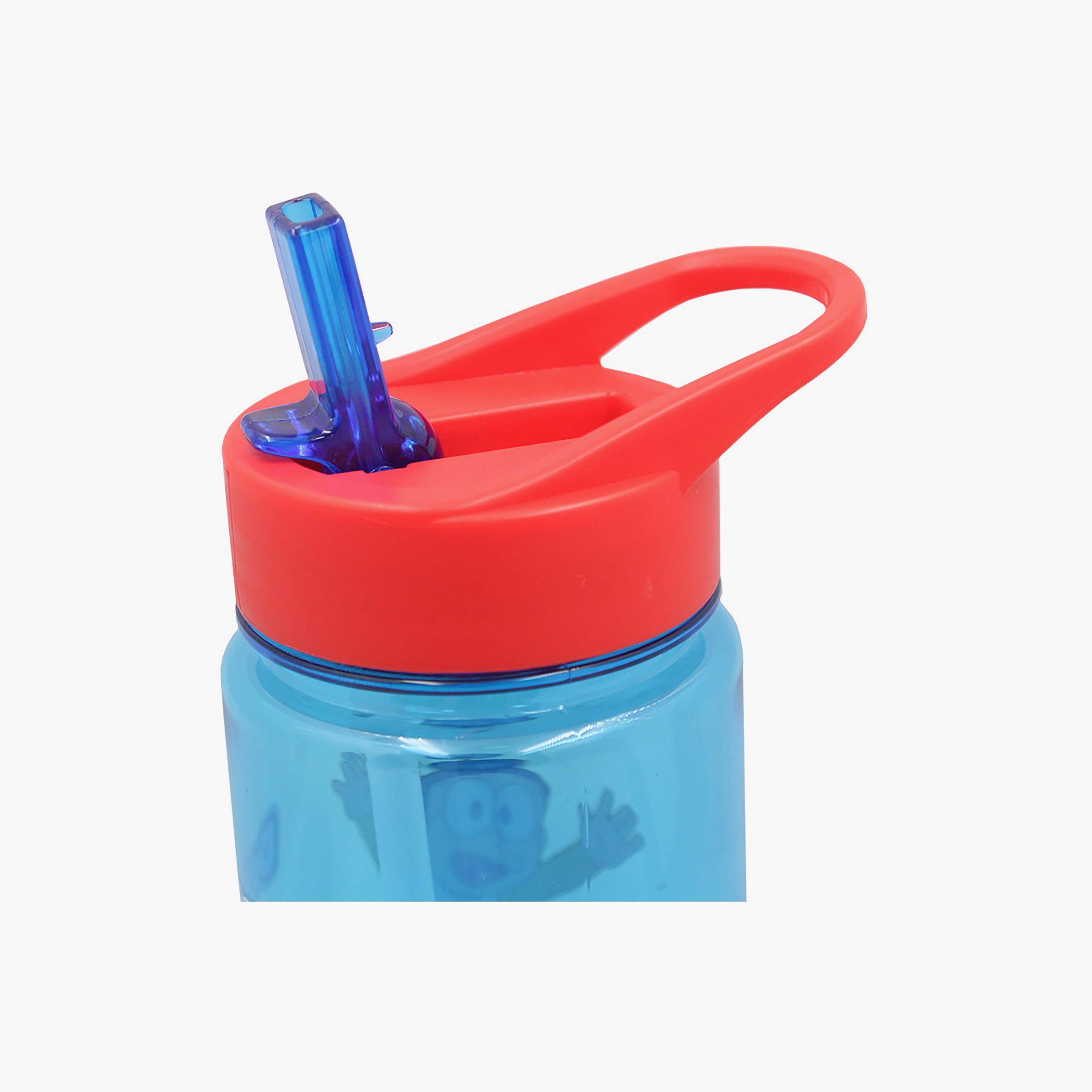 زجاجة مياه متينة ومضادة للانسكاب مع مقبض بطبعة دورايمون - أزرق - 650 مل-school-waterbottles-image-4