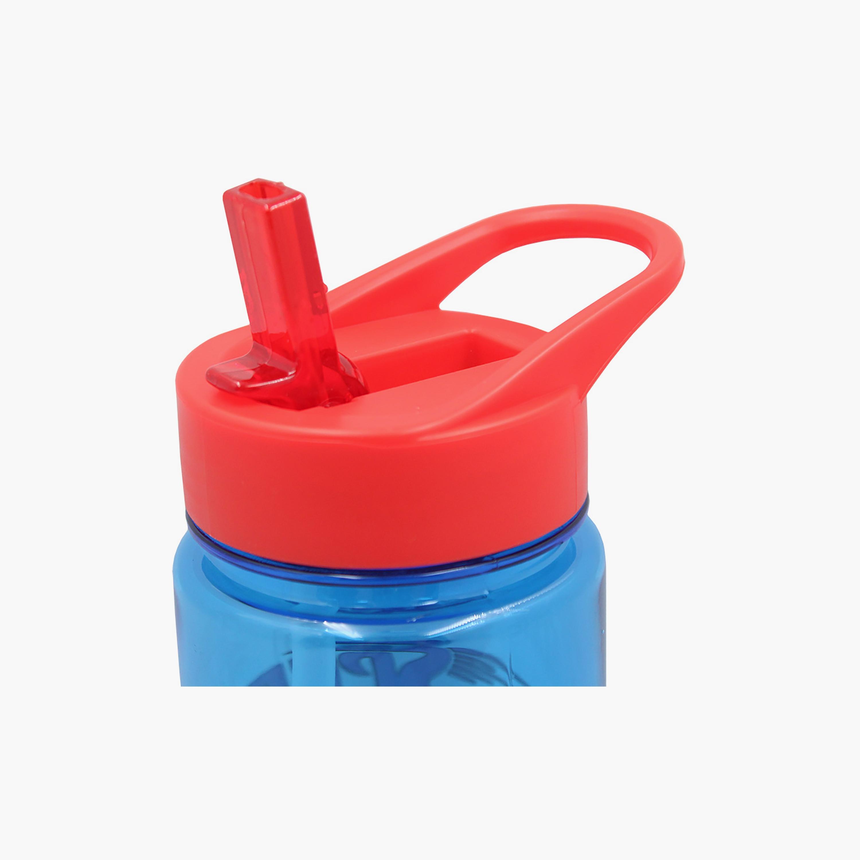 Speed Racer Printed Spill-Proof & Durable Water Bottle with Handle - Blue - 650 ml-school-waterbottles-image-4