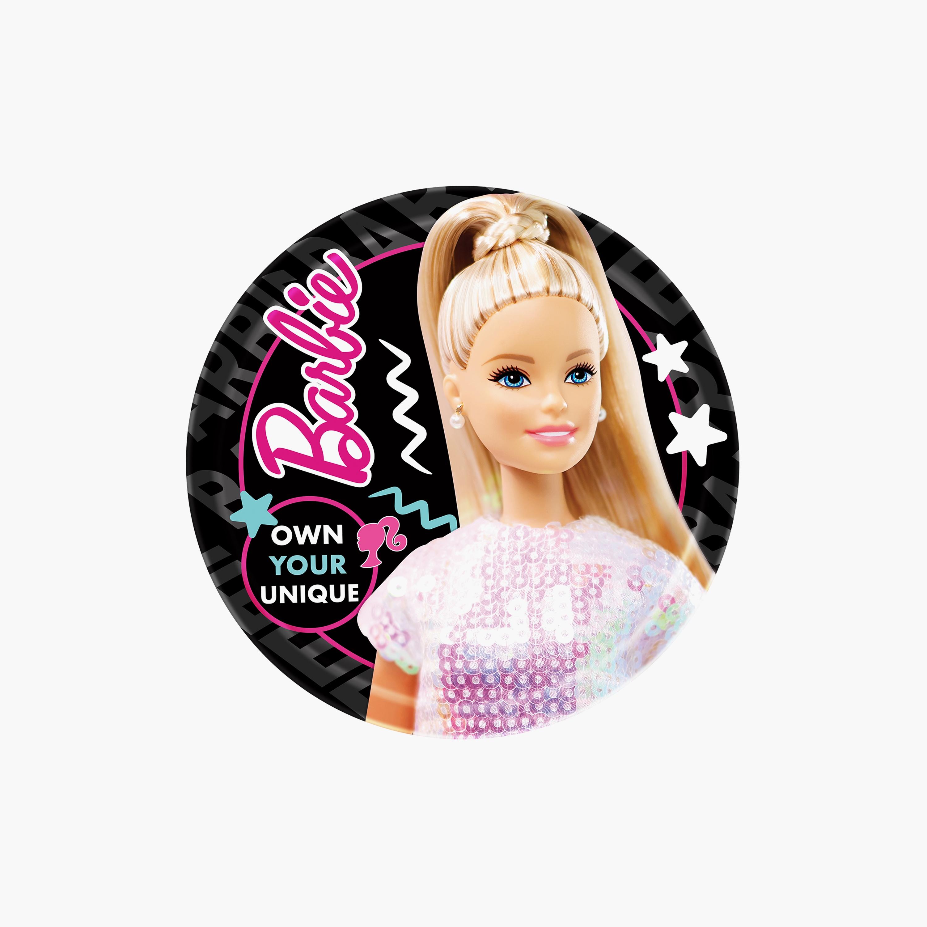 Barbie Printed Melamine Dinnerware Plate - 20 cm-baby-feeding-mealtimeessentials-image-1
