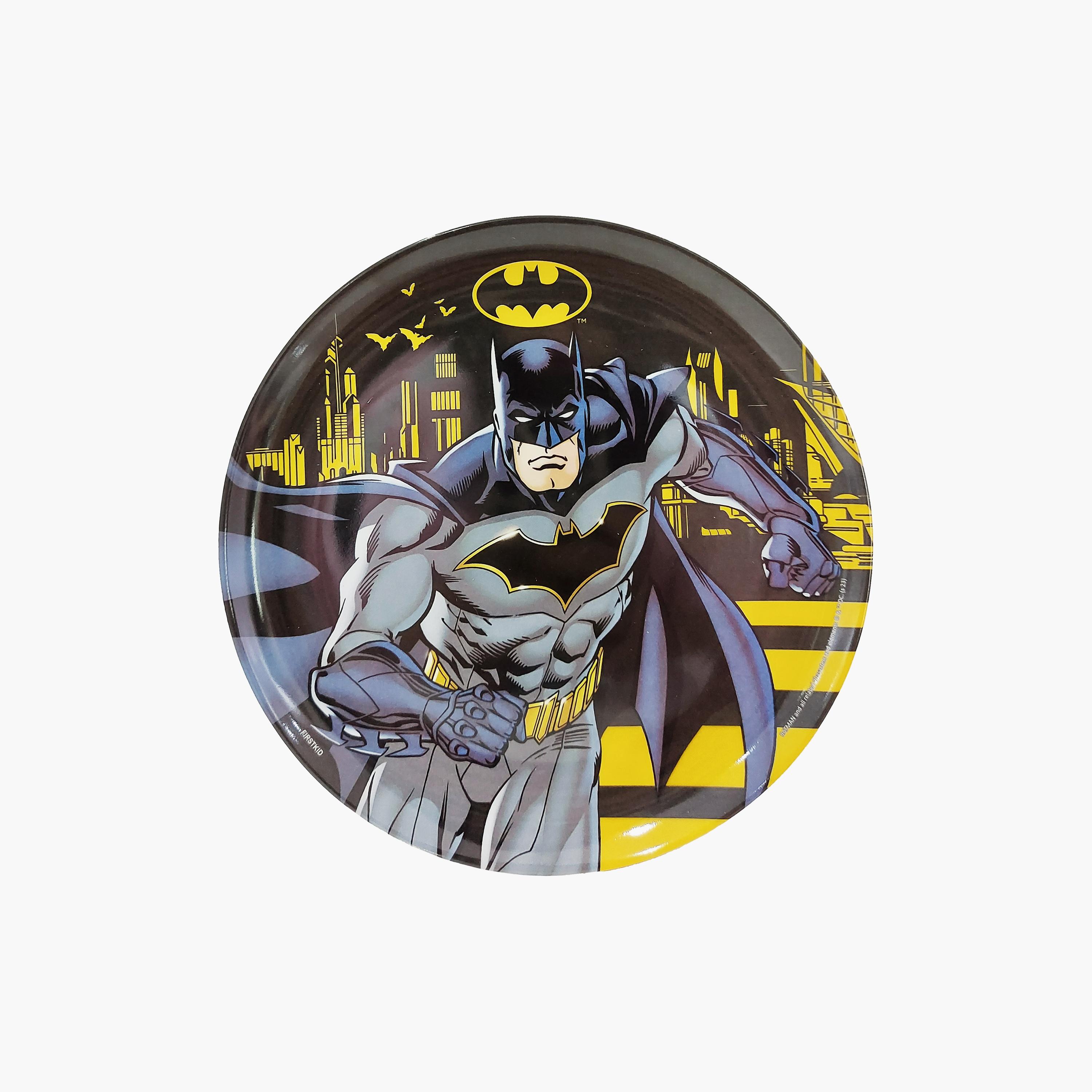Batman Printed Melamine Dinnerware Plate - 20 cm-baby-feeding-mealtimeessentials-image-2