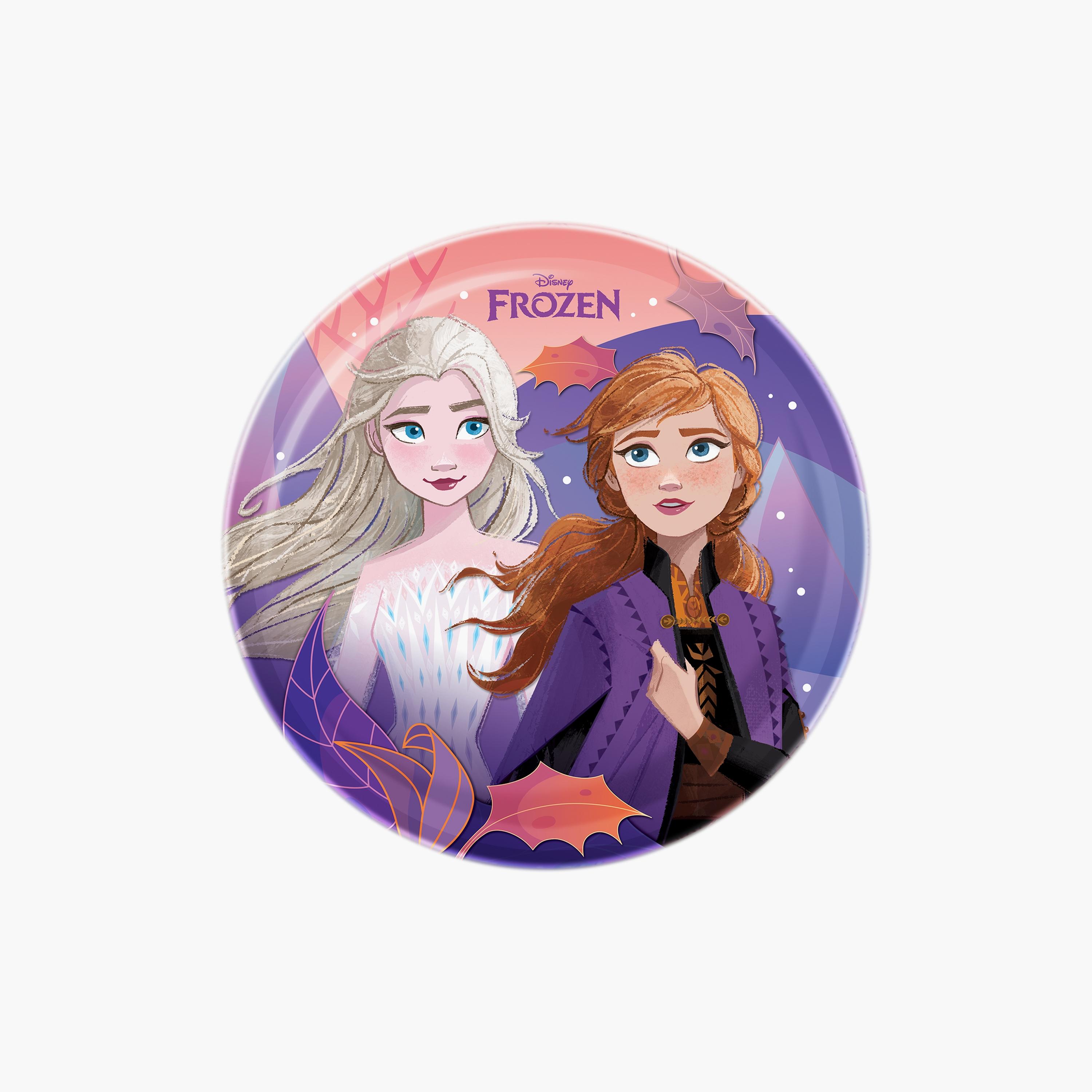 Disney Frozen Printed Melamine Dinnerware Plate - 20 cm-baby-feeding-mealtimeessentials-image-1