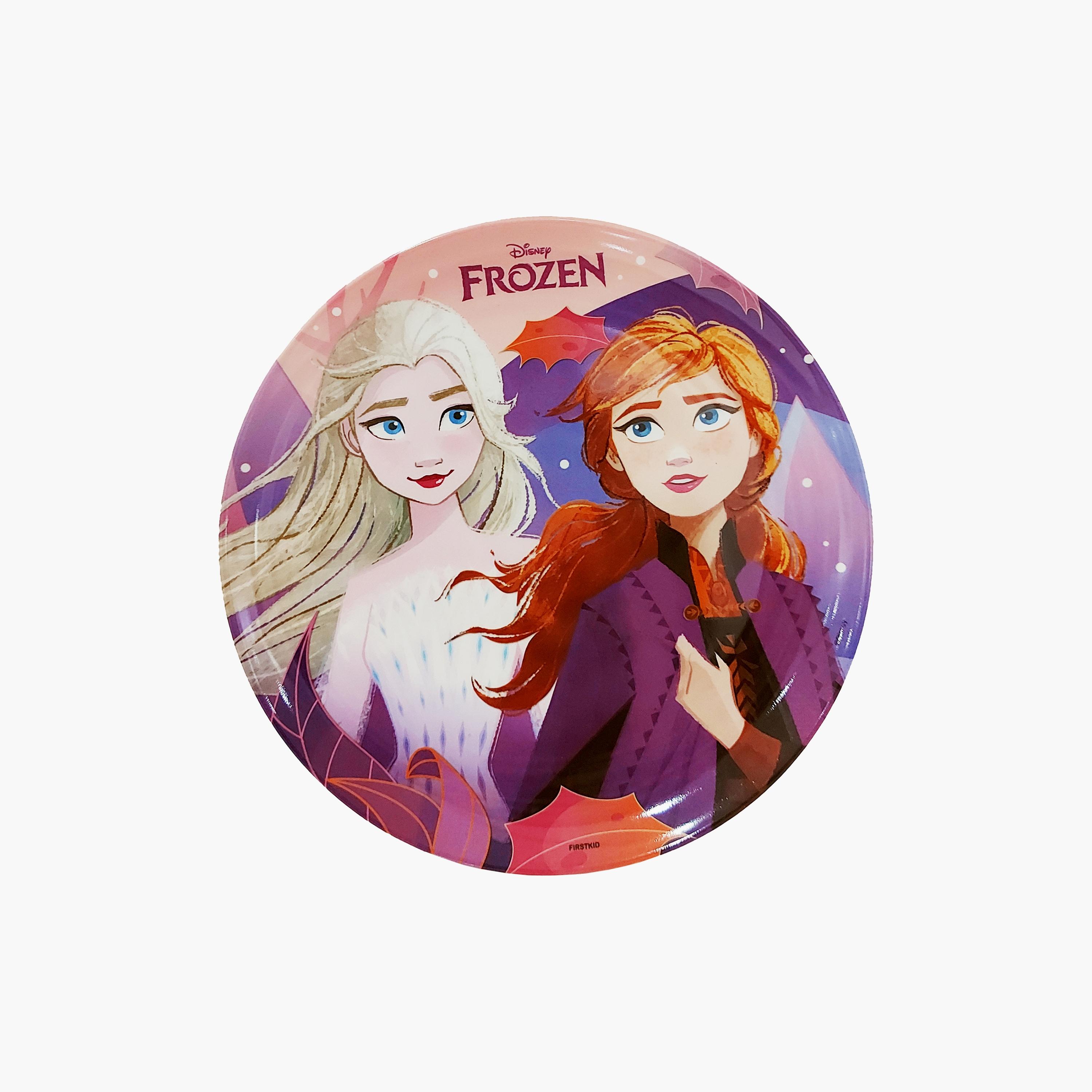 Disney Frozen Printed Melamine Dinnerware Plate - 20 cm-baby-feeding-mealtimeessentials-image-2