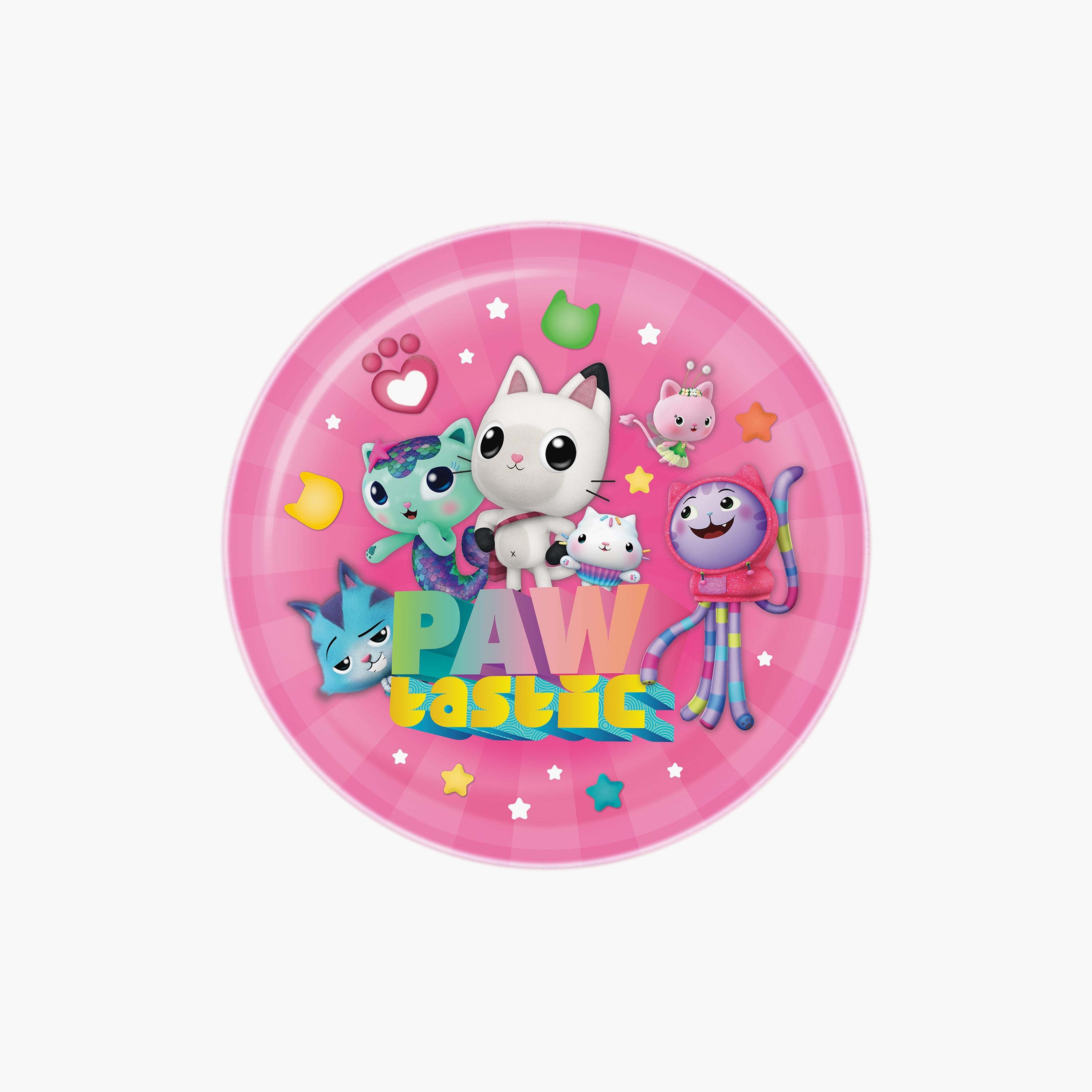 Gabby’s Dollhouse Printed Melamine Dinnerware Plate - 20 cm-baby-feeding-mealtimeessentials-image-1