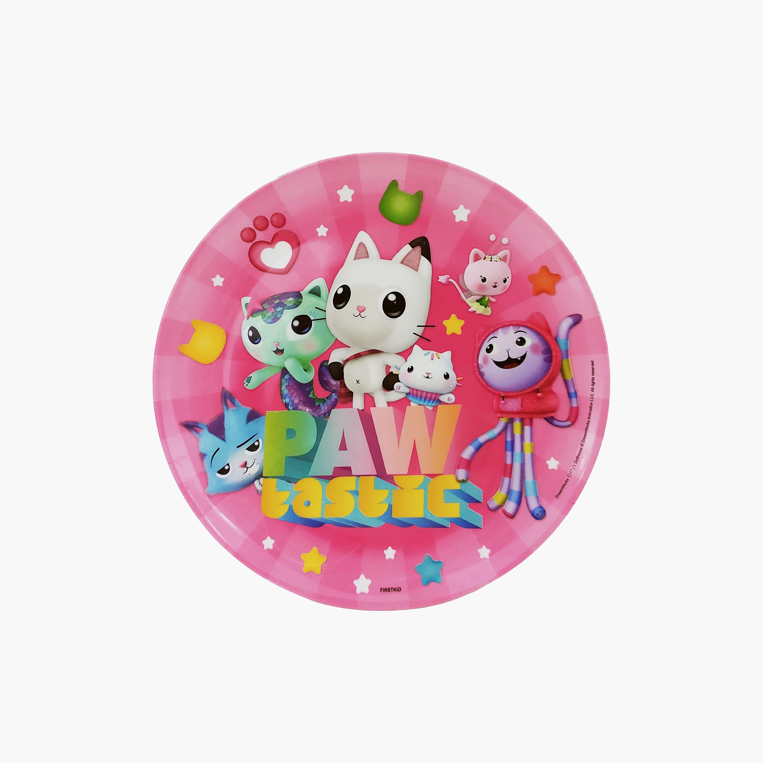 Gabby’s Dollhouse Printed Melamine Dinnerware Plate - 20 cm-baby-feeding-mealtimeessentials-image-2