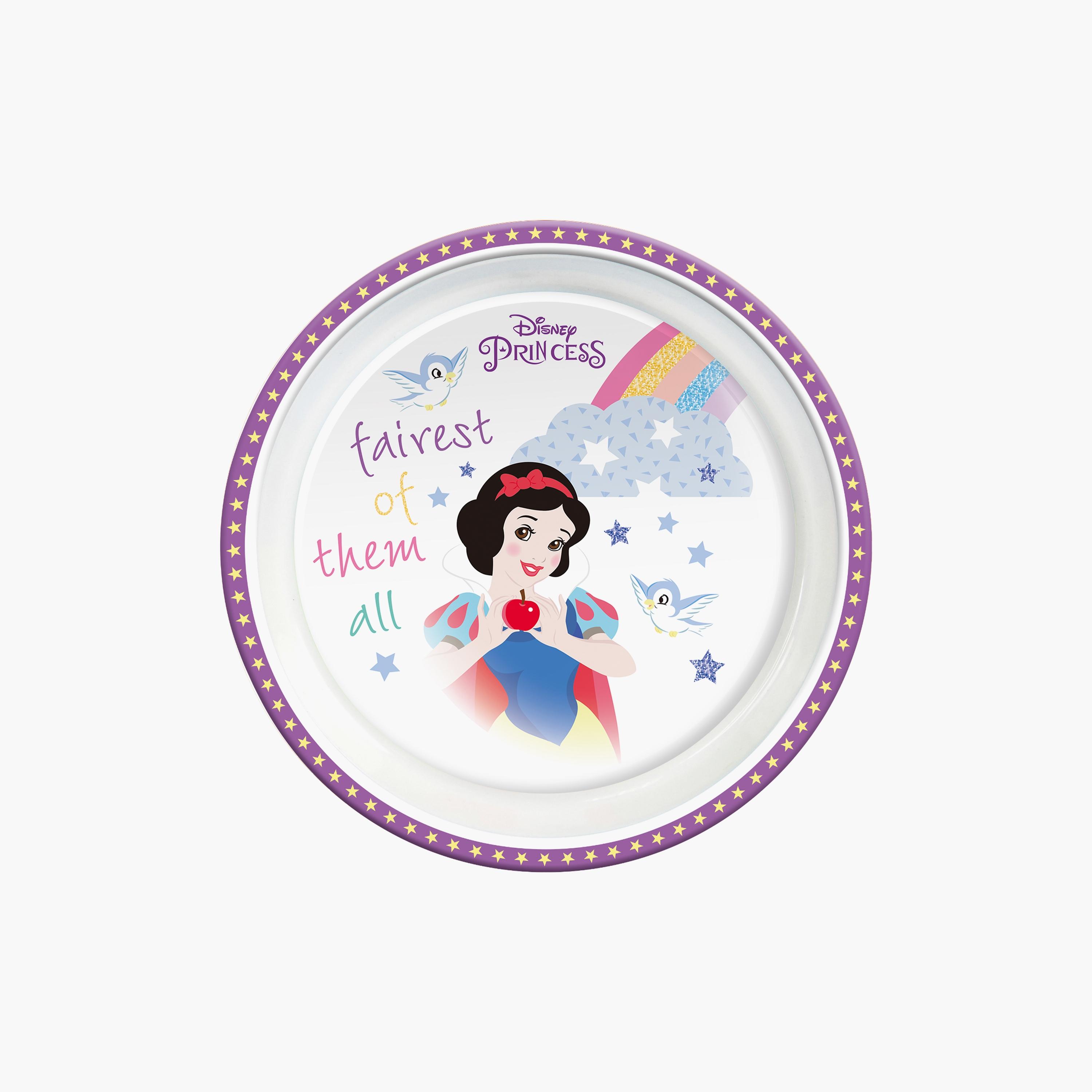 طبق عشاء ميكو وقت الطعام بطبعة أميرات ديزني - 20.5 سم-baby-feeding-mealtimeessentials-image-1