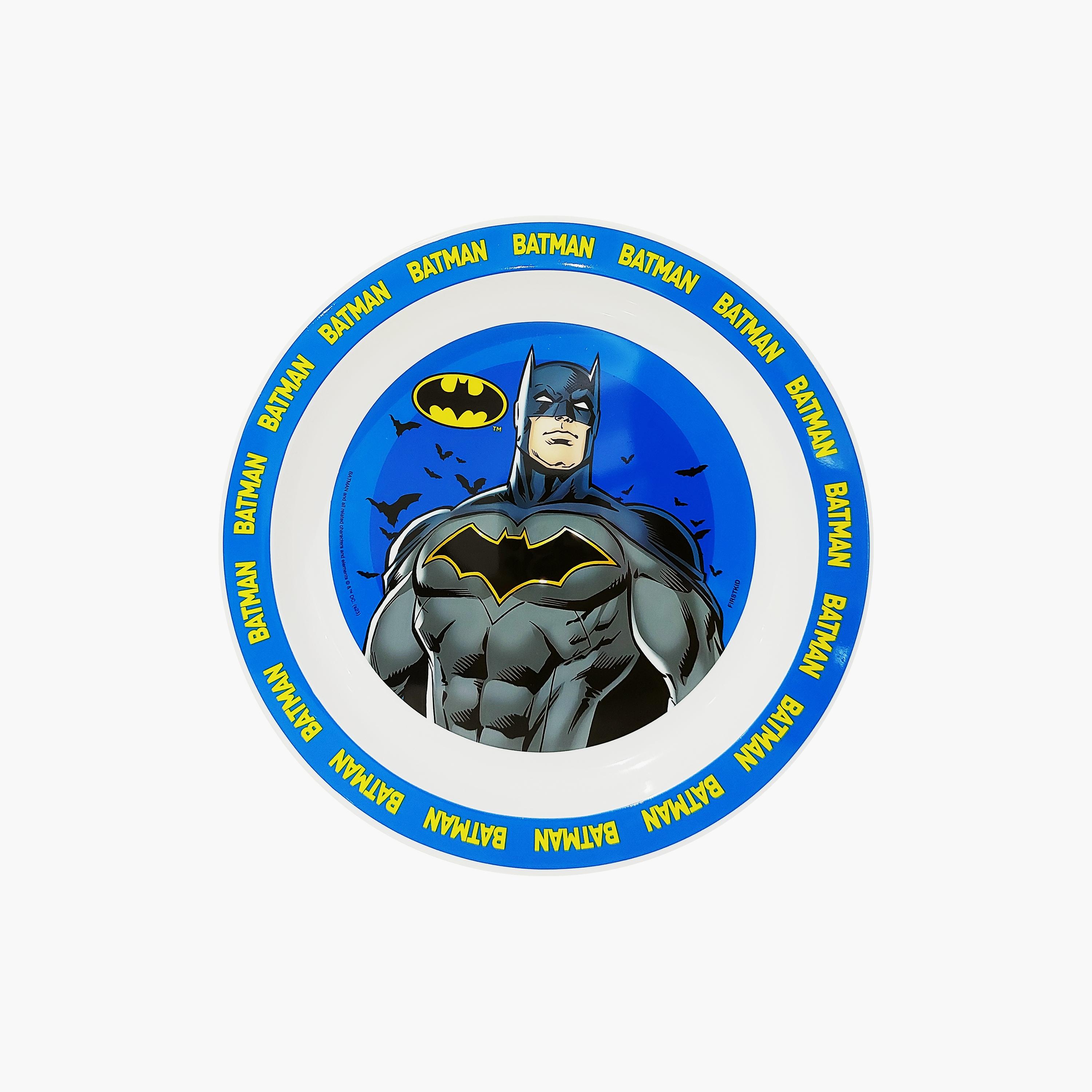 Batman Printed Mealtime Dinnerware Mico Plate - 20.5 cm-baby-feeding-mealtimeessentials-image-2