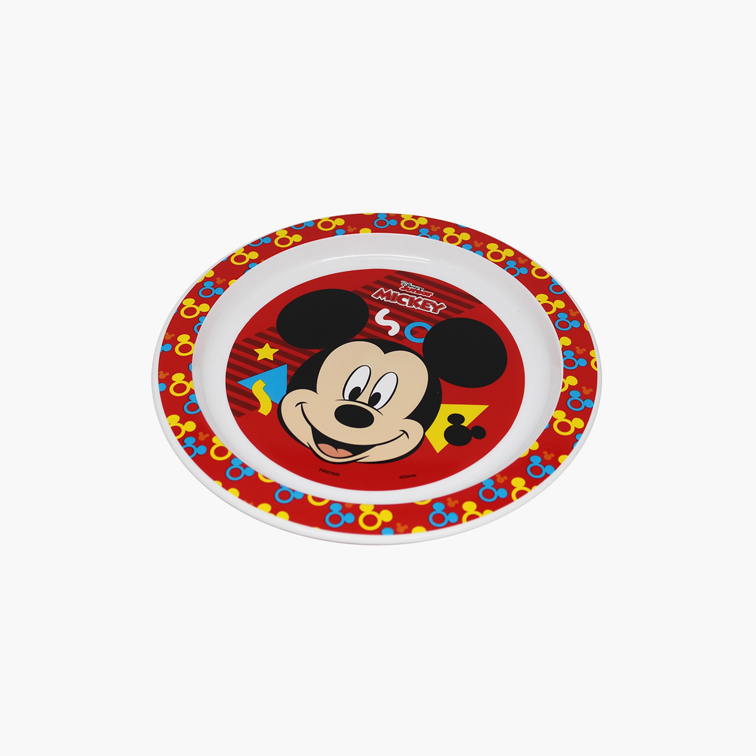 Disney Mickey Mouse Printed Mealtime Dinnerware Mico Plate - 20.5 cm-baby-feeding-mealtimeessentials-image-1