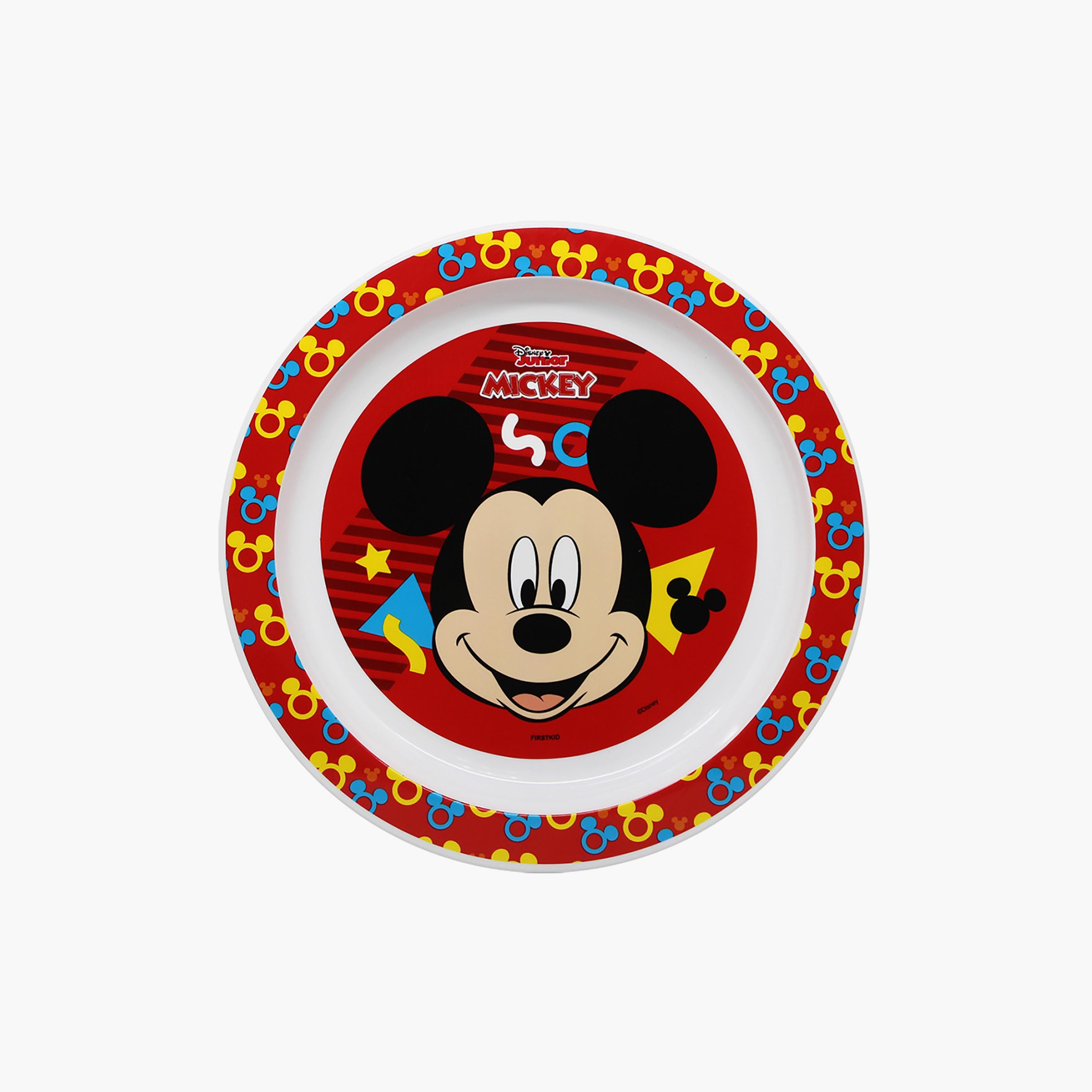 Disney Mickey Mouse Printed Mealtime Dinnerware Mico Plate - 20.5 cm-baby-feeding-mealtimeessentials-image-3