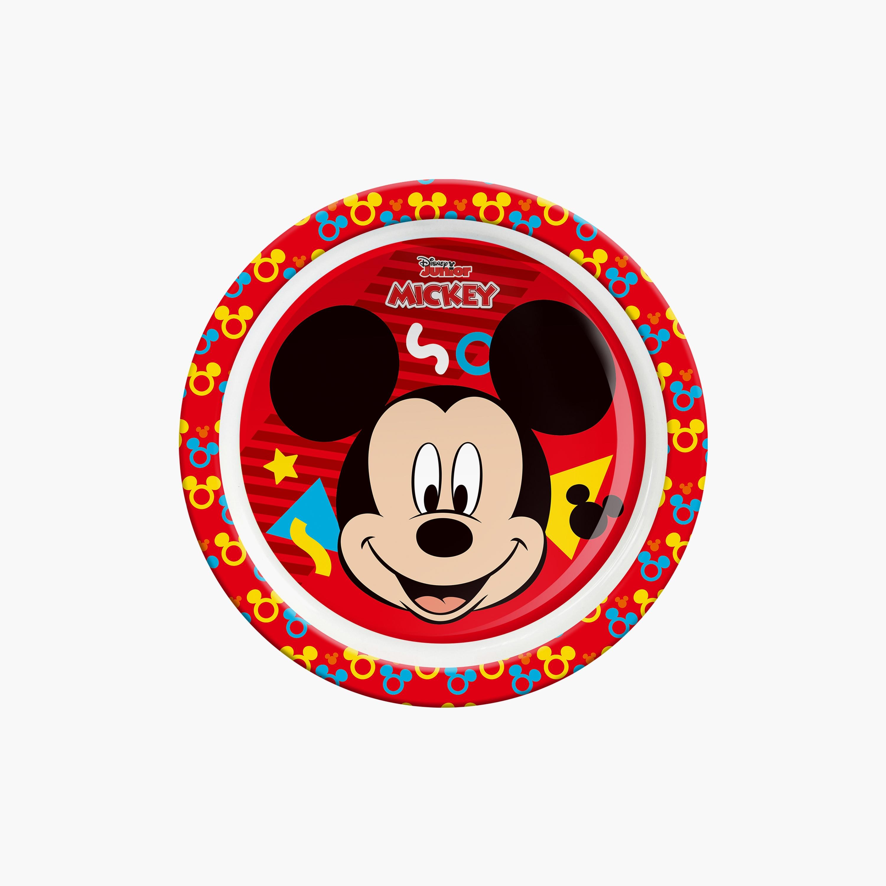Disney Mickey Mouse Printed Mealtime Dinnerware Mico Plate - 20.5 cm-baby-feeding-mealtimeessentials-image-7