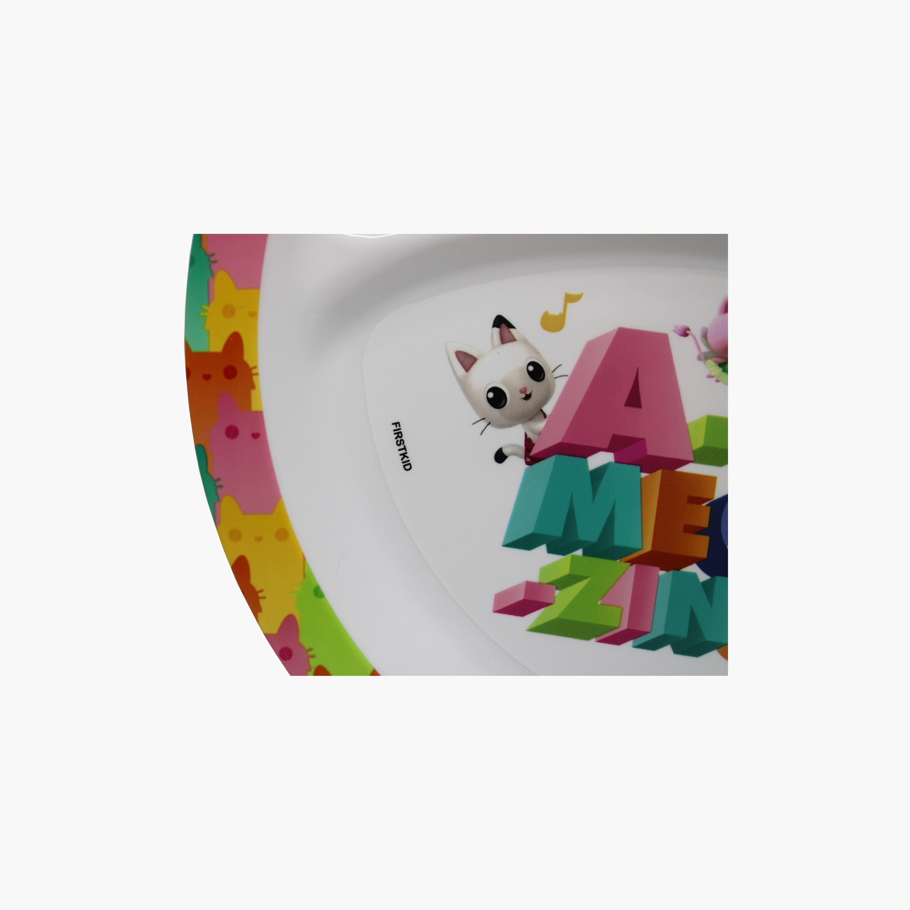 Gabby’s Dollhouse Printed Mealtime Dinnerware Mico Divided Plate - 21.5 cm-baby-feeding-mealtimeessentials-image-3