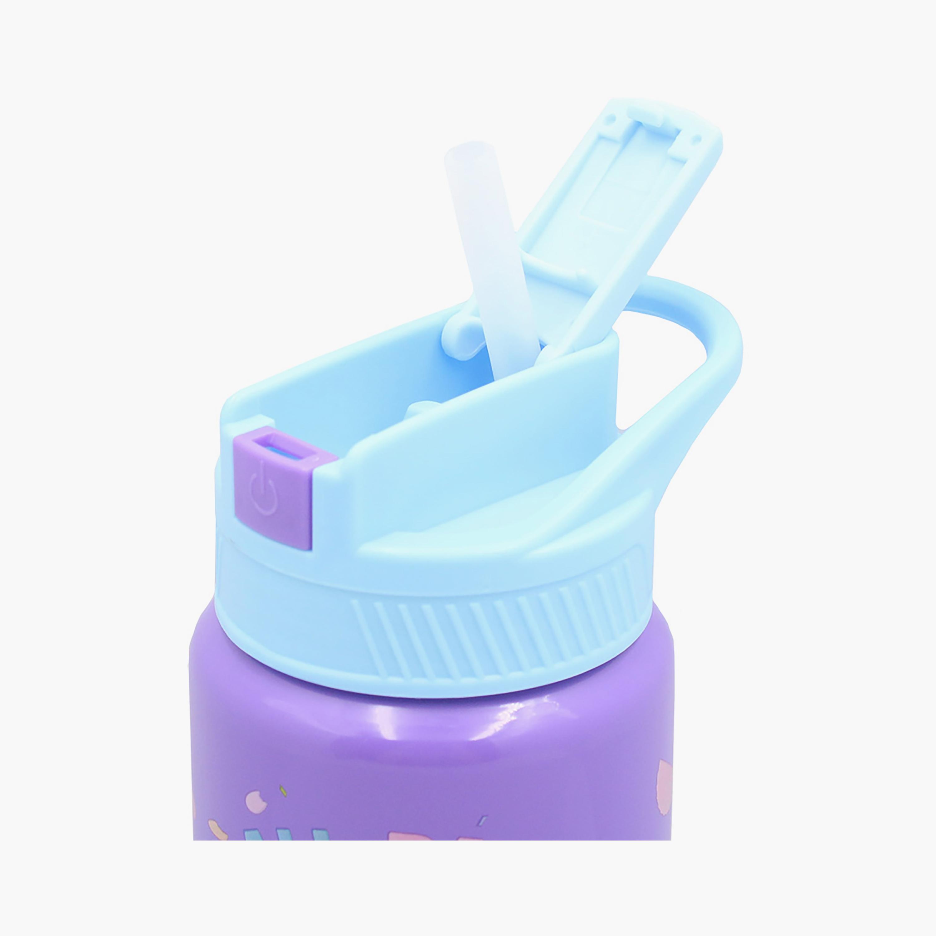 زجاجة مياه من الألومنيوم بطبعة جابيز دولهاوس - أرجوانية - 500 مل-school-waterbottles-image-4
