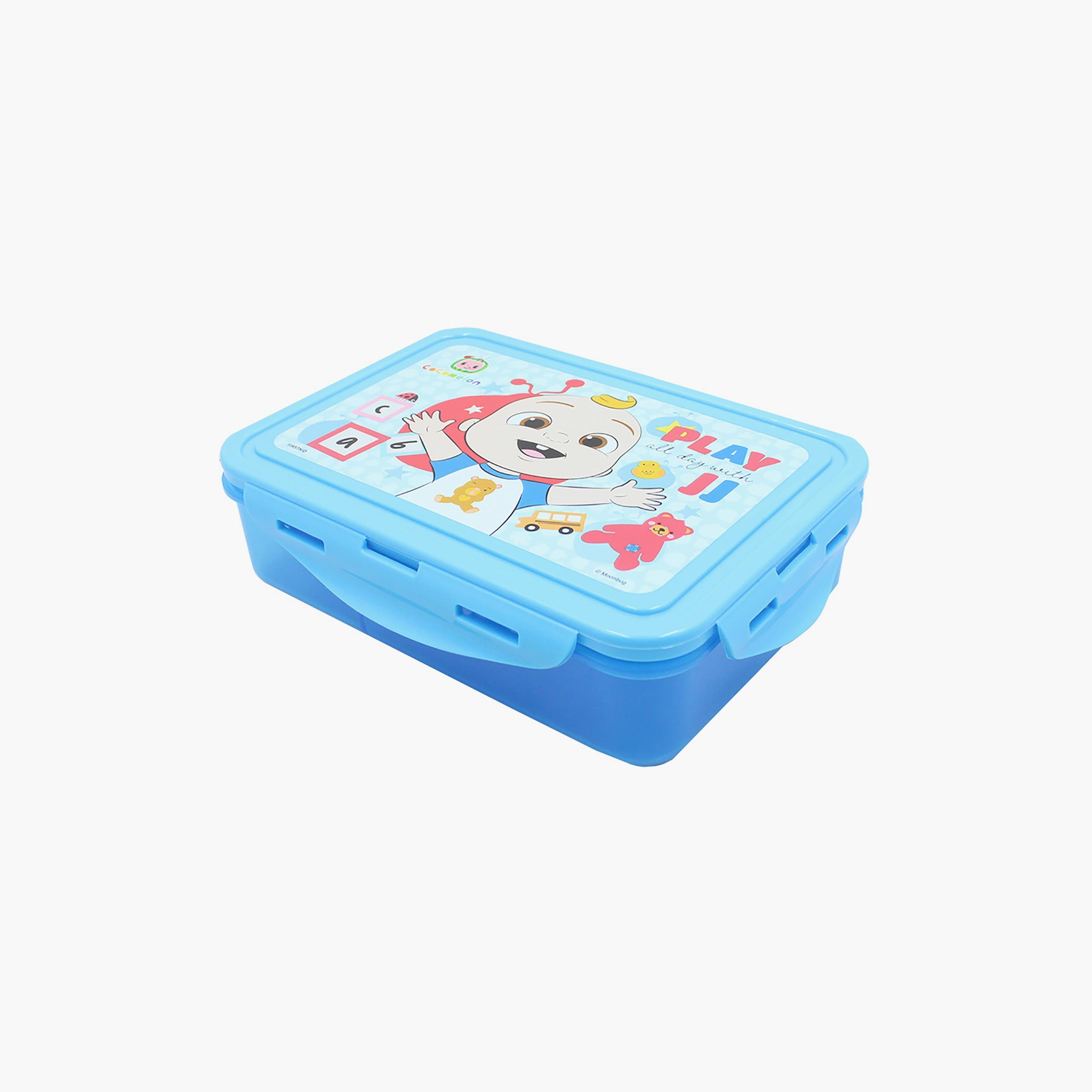صندوق غداء بقسمين مع قفل جانبي بطبعة كوكوميلون - أزرق - 1400-school-lunchessentials-lunchboxes-image-3