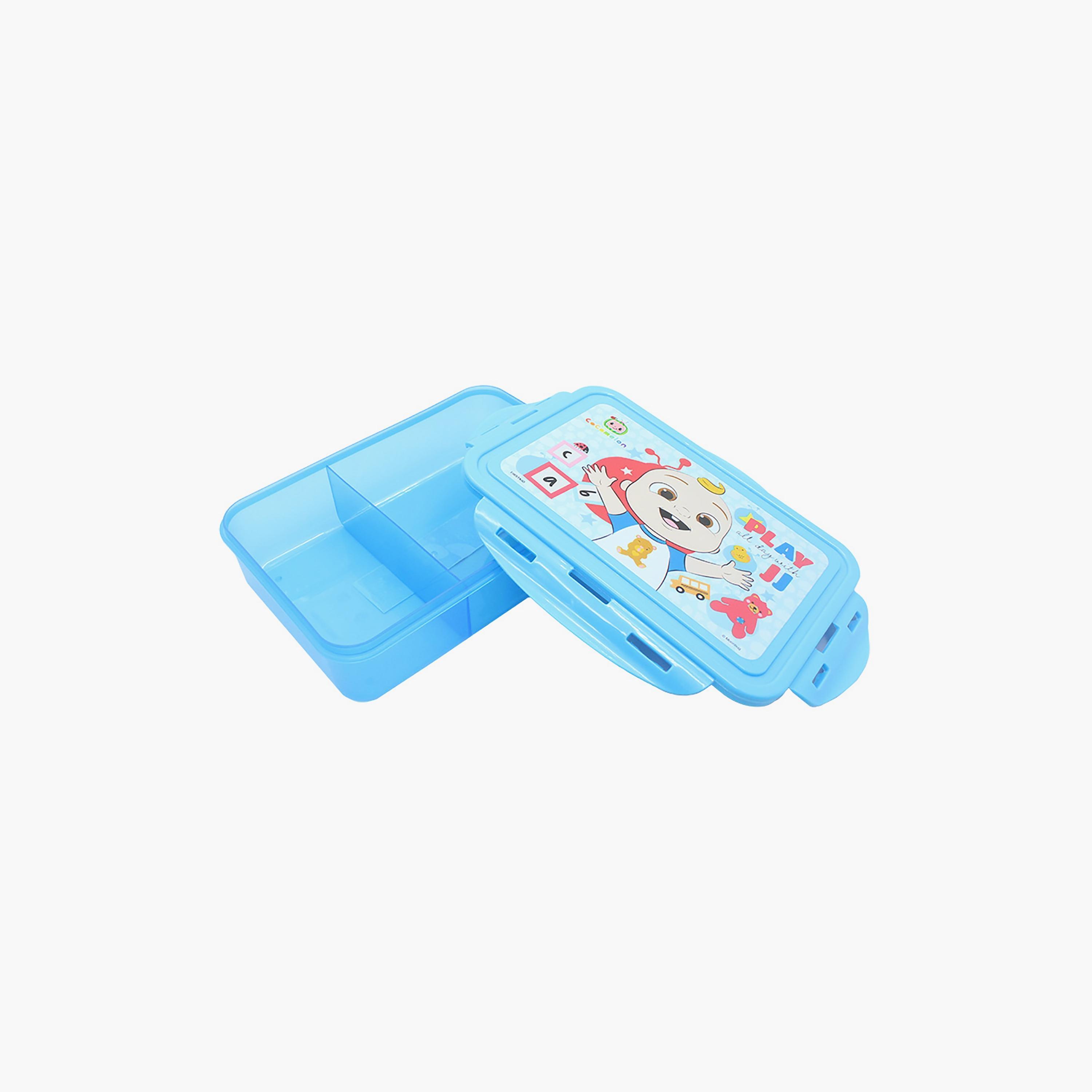 صندوق غداء بقسمين مع قفل جانبي بطبعة كوكوميلون - أزرق - 1400-school-lunchessentials-lunchboxes-image-4