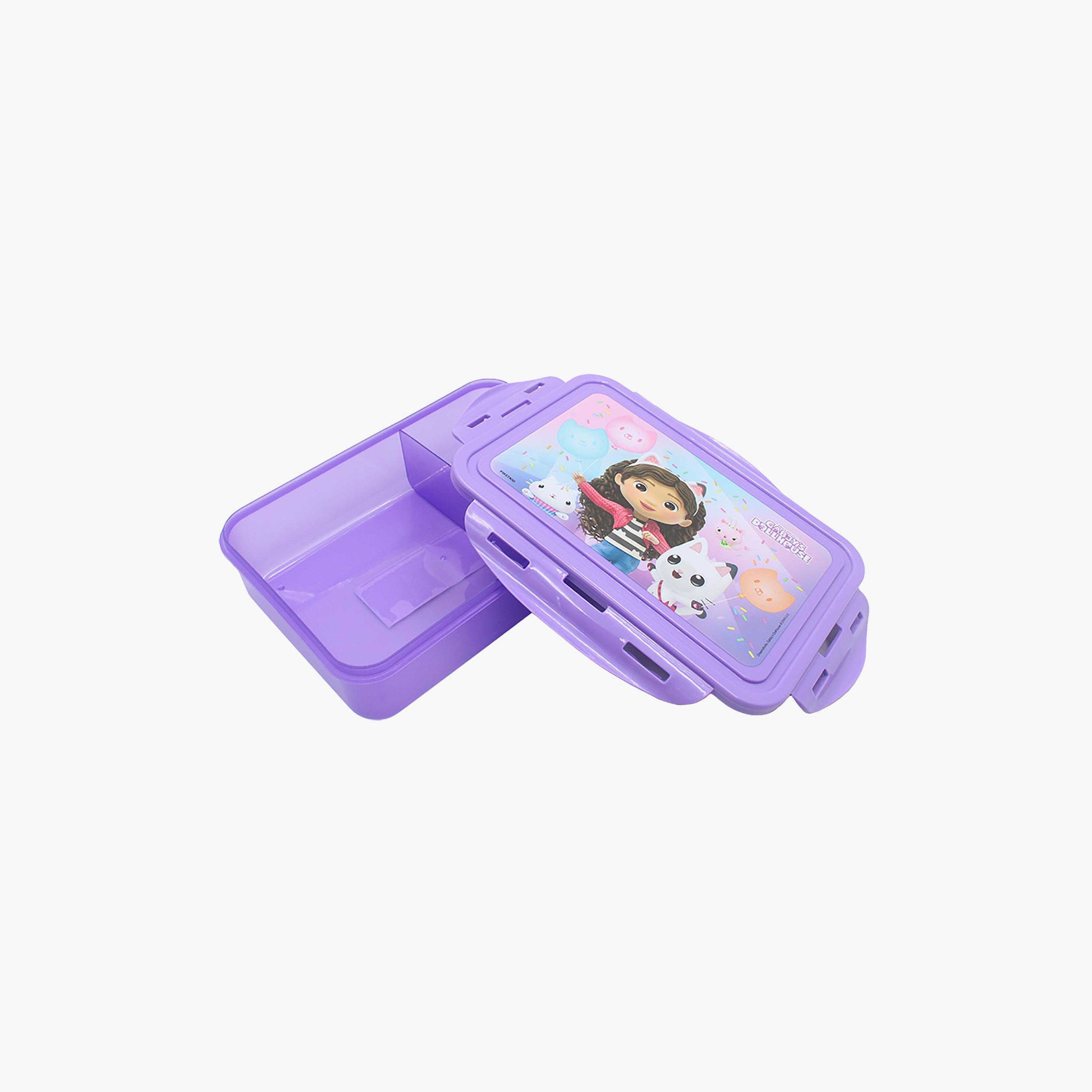 صندوق غداء بقسمين مع قفل جانبي بطبعة جابيز دول هاوس - أرجواني - 1400-school-lunchessentials-lunchboxes-image-4